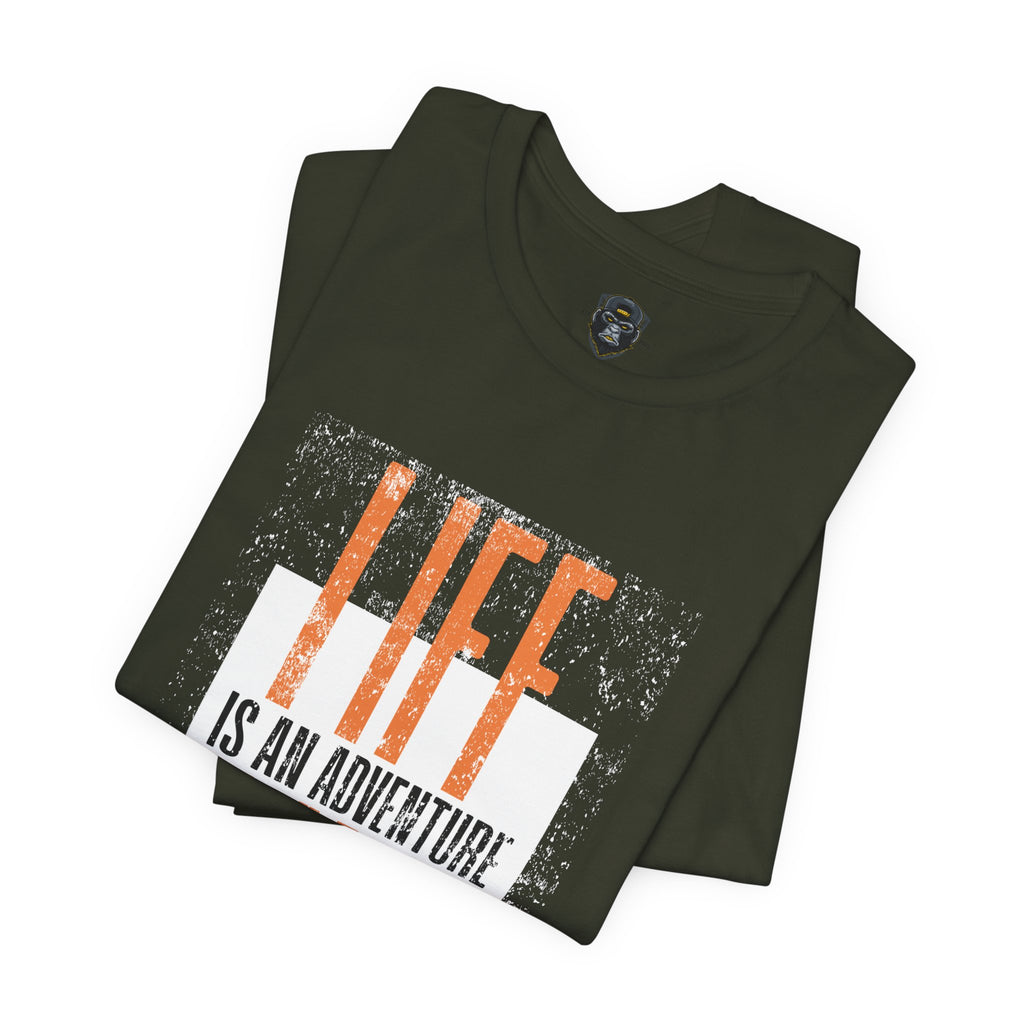 Adventure Awaits Tee - Life is an Adventure Jersey Shirt, Casual Wear, Travel Tee