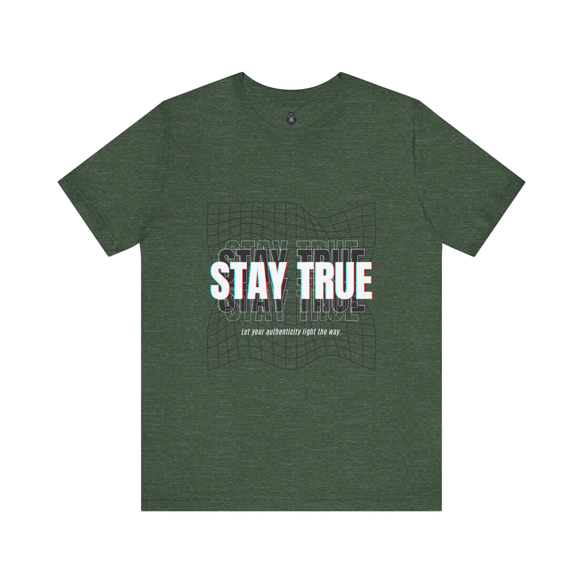 Stay True Jersey Tee, Motivational Graphic Shirt, Trendy Gift for Teens