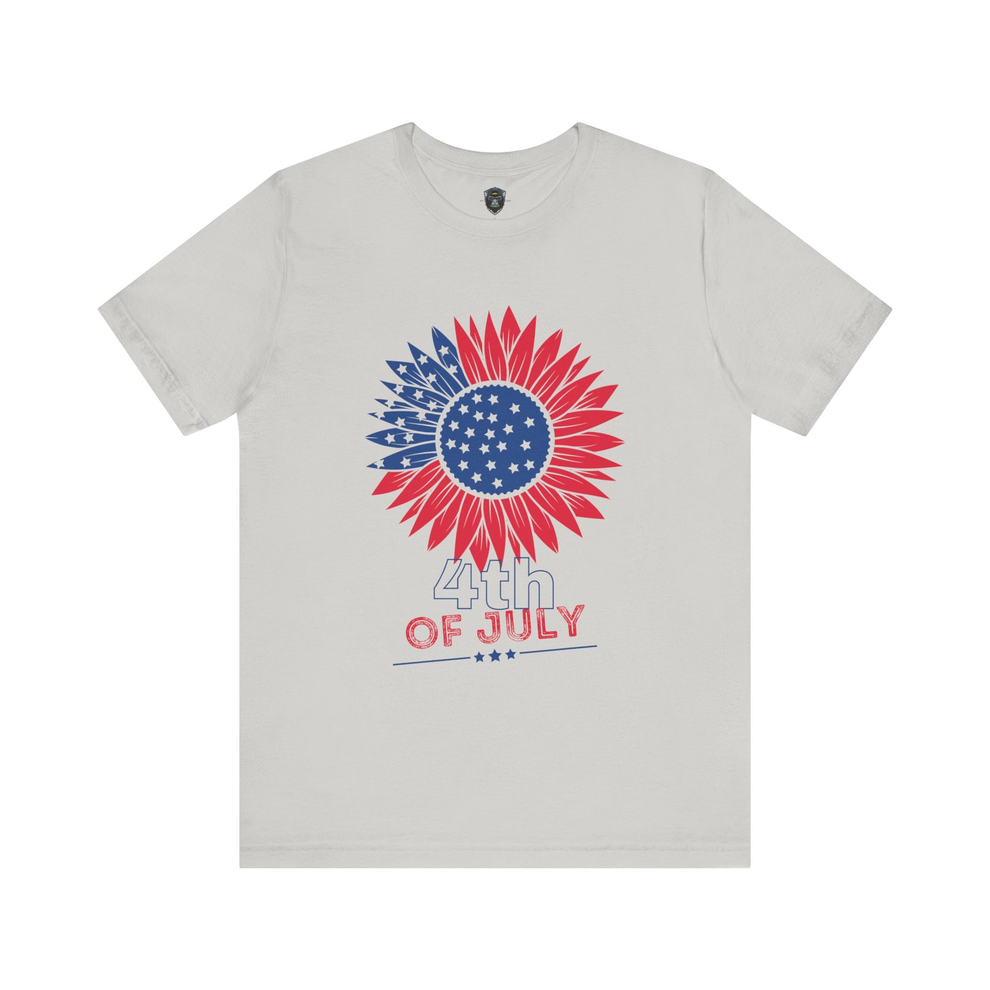 Patriotic Floral Tee, 4th of July T-Shirt, Unisex Graphic Shirt, Summer Festival Wear