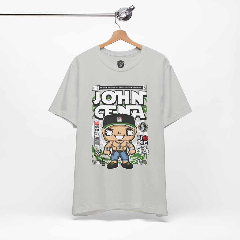 Playful John Cena Graphic Tee | Unisex Jersey Short Sleeve Shirt, Wrestling Fan Gift