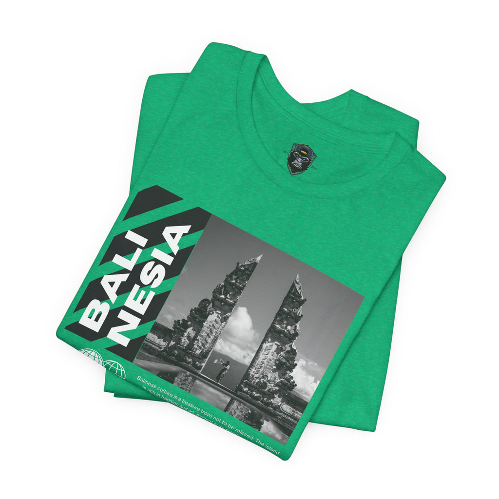 Bali Themed Graphic Tee - Unisex Short Sleeve, Vacation Vibes, Travel Gift