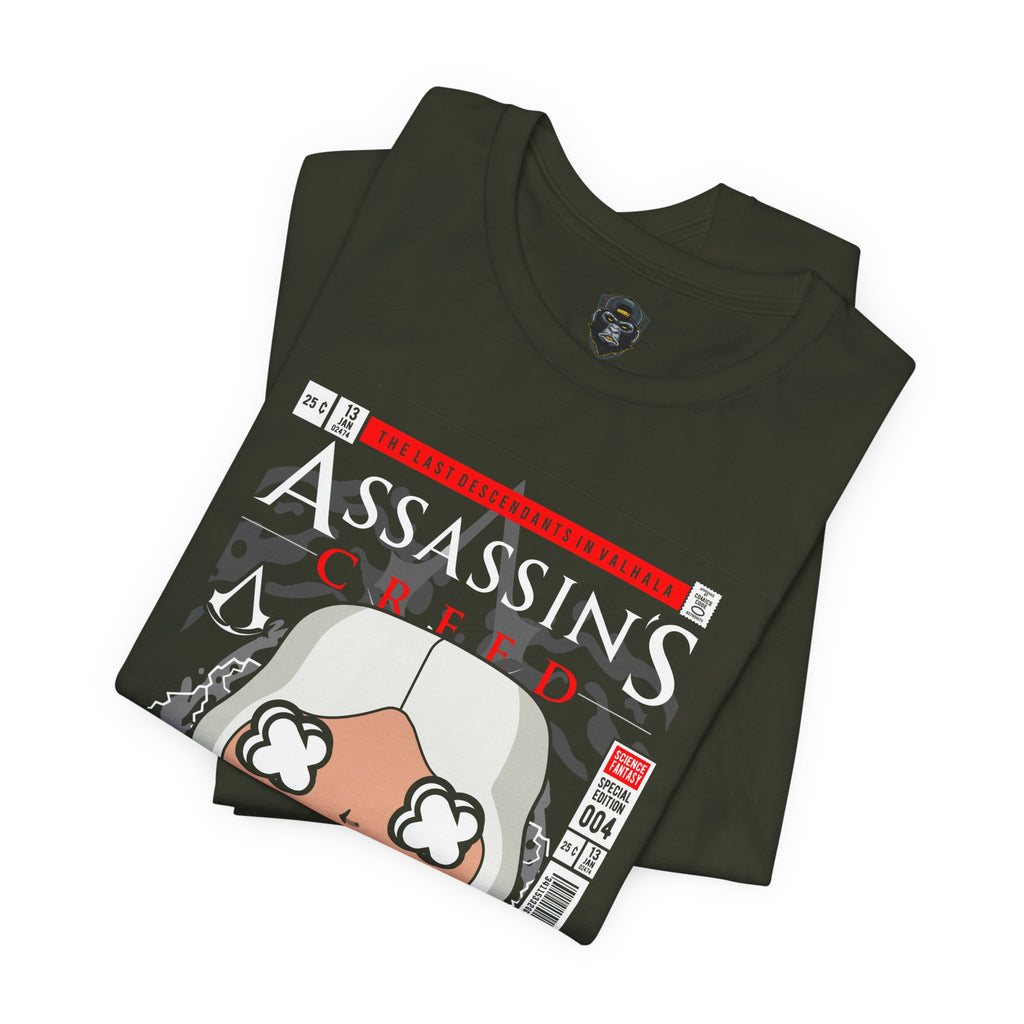 Assassin's Creed Comic Style Unisex Tee, Gamer T-Shirt, Video Game Apparel