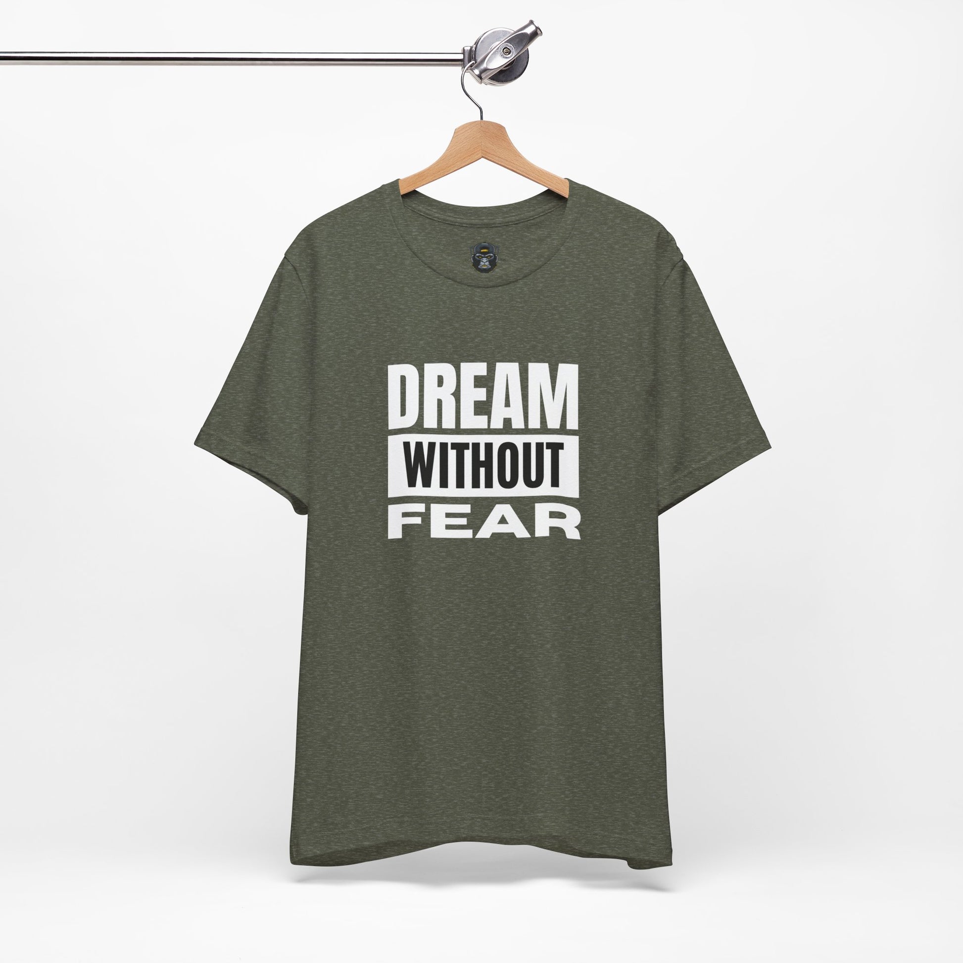 Inspirational Graphic Tee - "Dream Without Fear" - Motivational T-Shirt, Streetwear