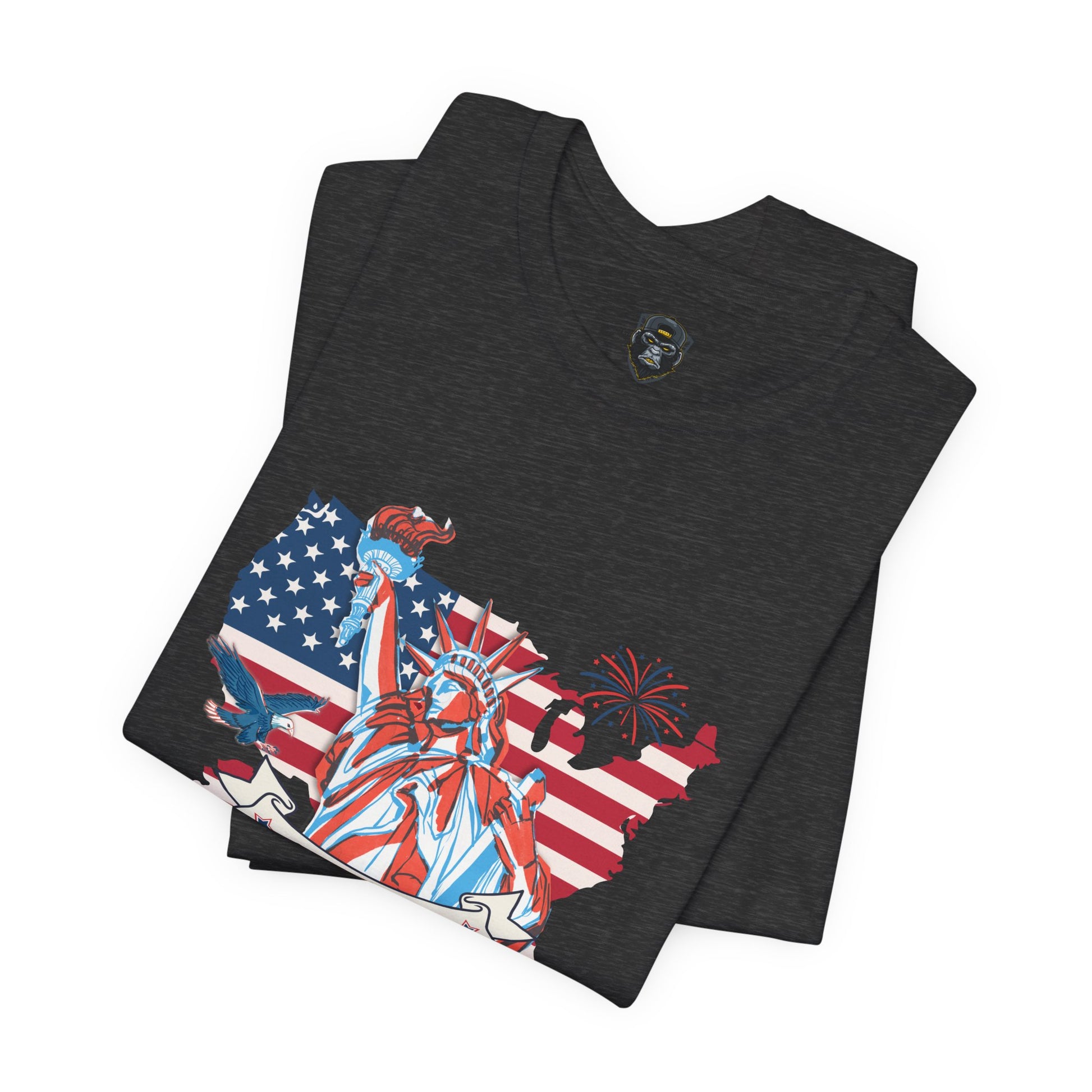 Patriotic Fourth of July Tee, USA Independence Day Shirt, Summer BBQ Outfit