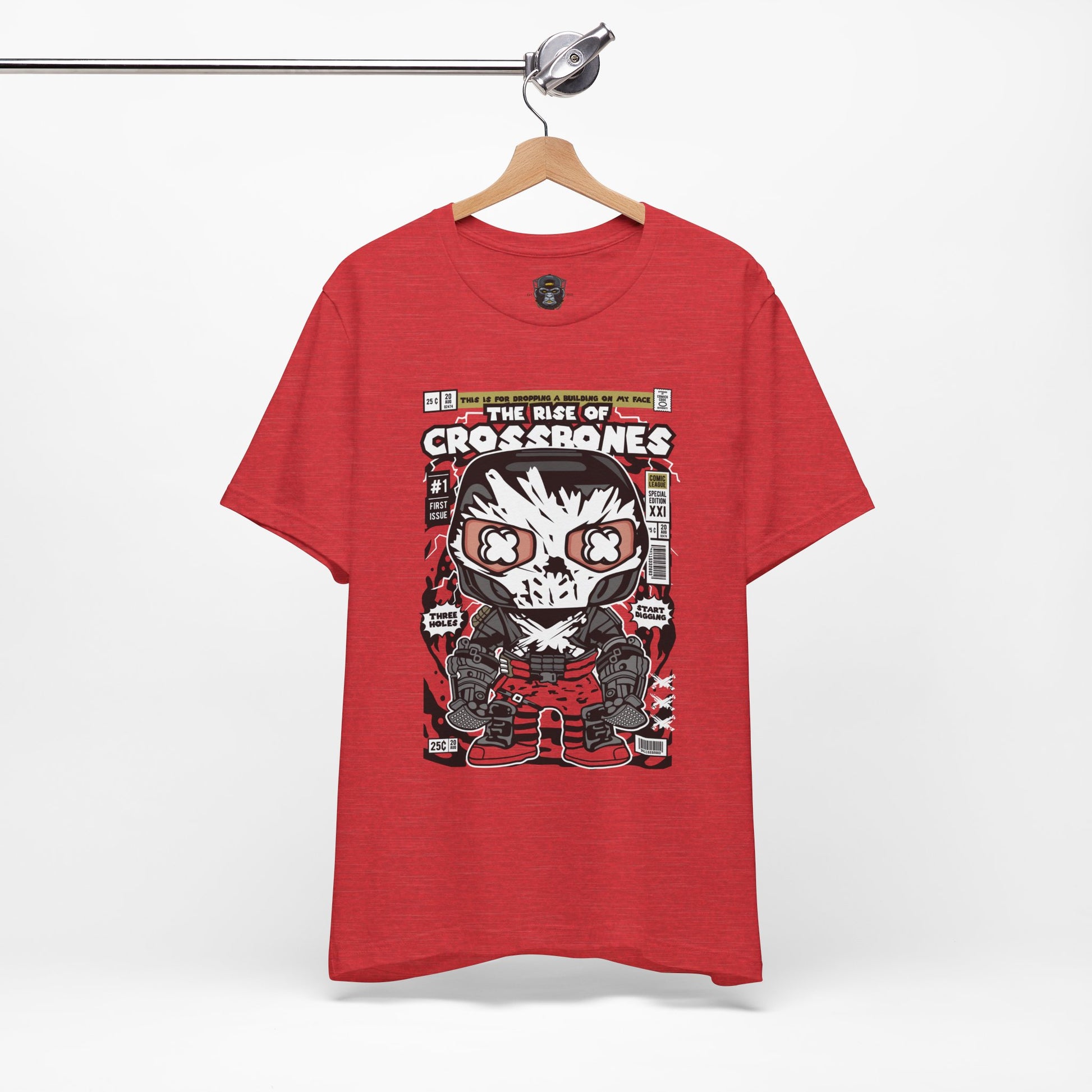 Cool Graphic Tee - 'The Rise of Crossrones' Design, Unisex T-Shirt, Casual Wear, Gift for Geeks