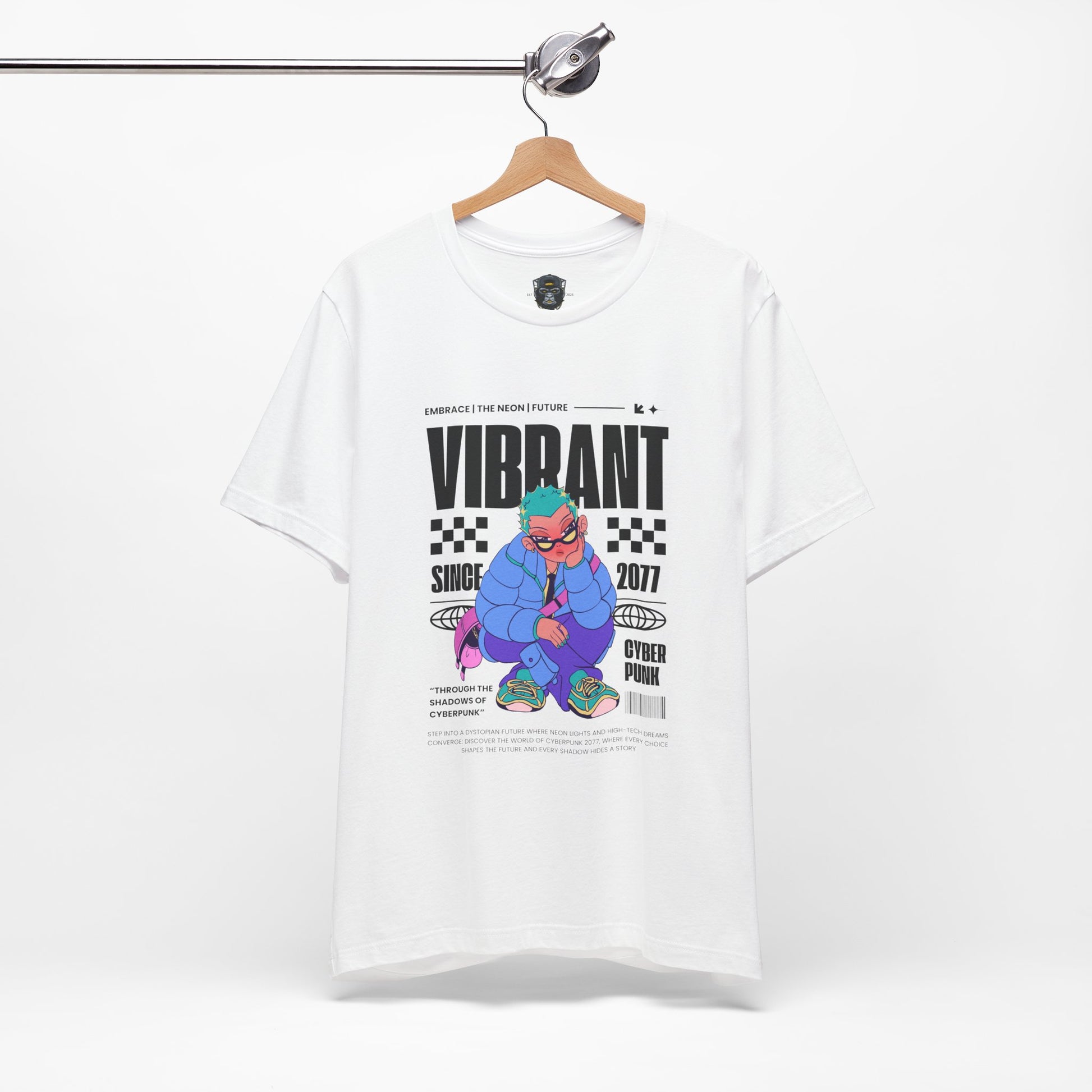 Vibrant Graphic Tee | Retro Style Unisex Jersey Shirt, Trendy T-Shirt, Streetwear