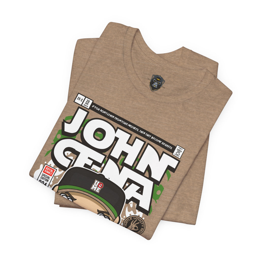 Playful John Cena Graphic Tee | Unisex Jersey Short Sleeve Shirt, Wrestling Fan Gift
