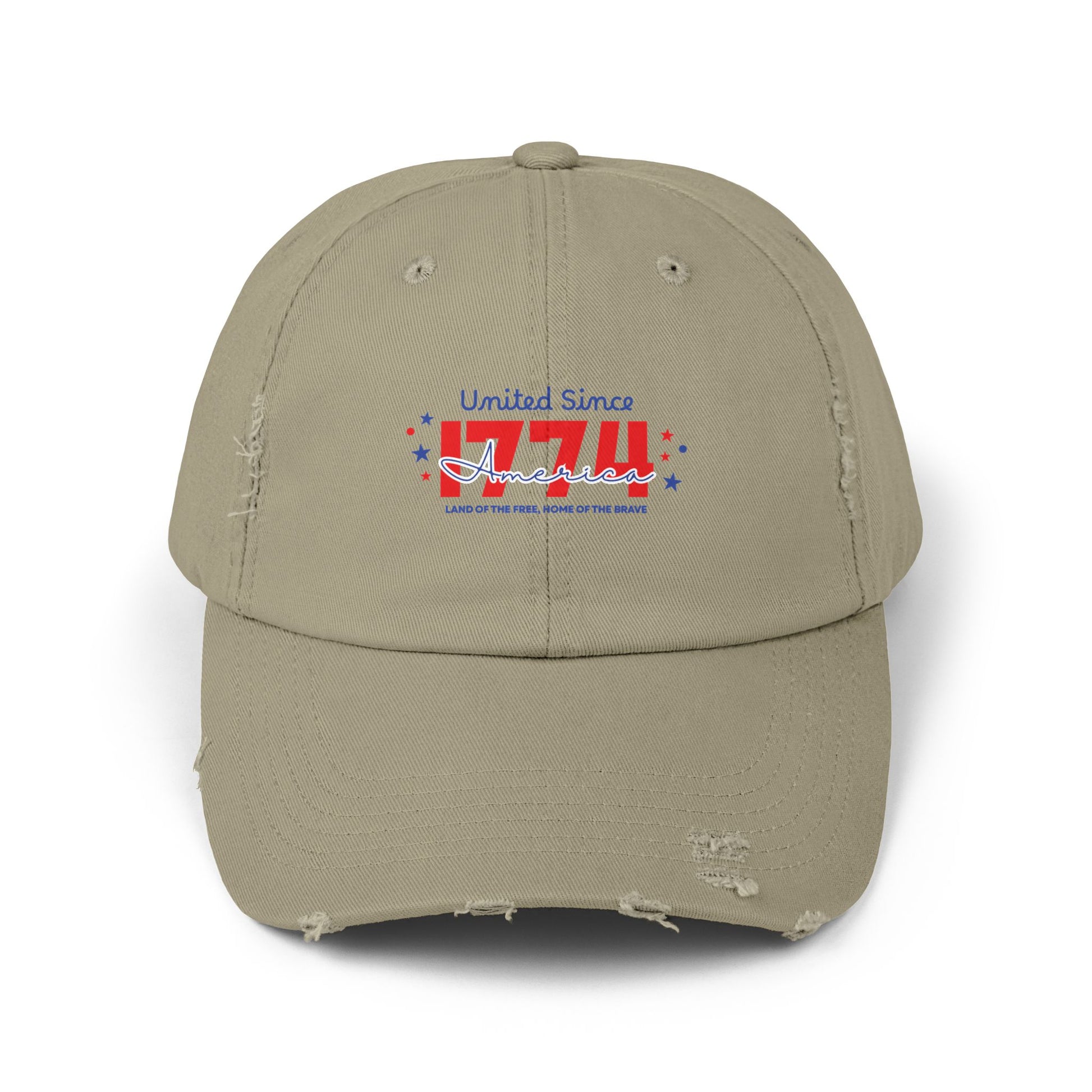 Unisex Distressed Cap - Vintage Style Adjustable Hat, Casual Fashion Accessory
