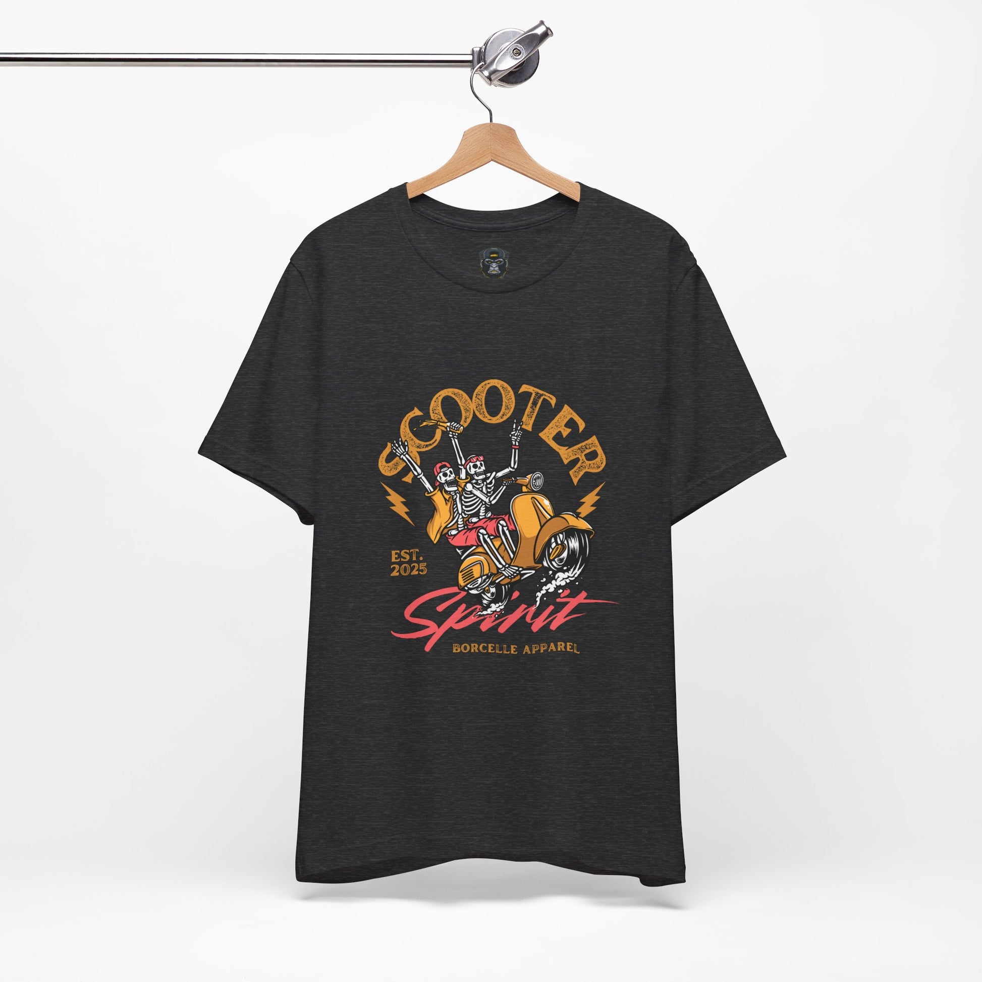 Scooter Spirit Jersey Tee, Motorcycle T-Shirt, Biker Apparel, Casual Fashion