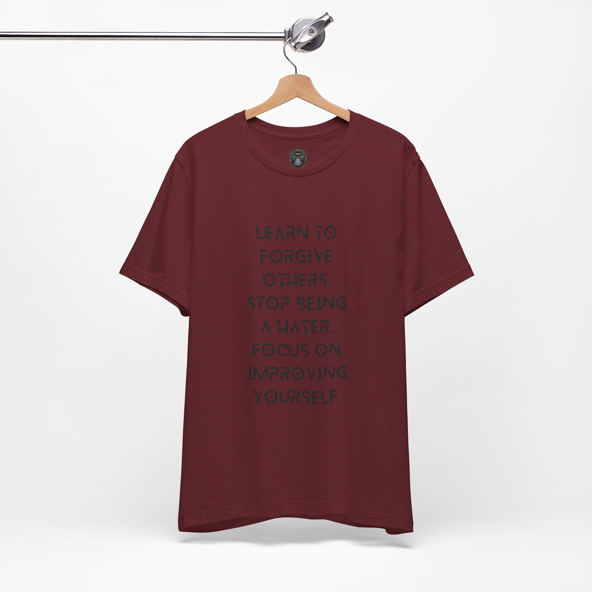 Inspirational Quote Tee - Learn to Forgive Others, Motivational Shirt for Self-Improvement