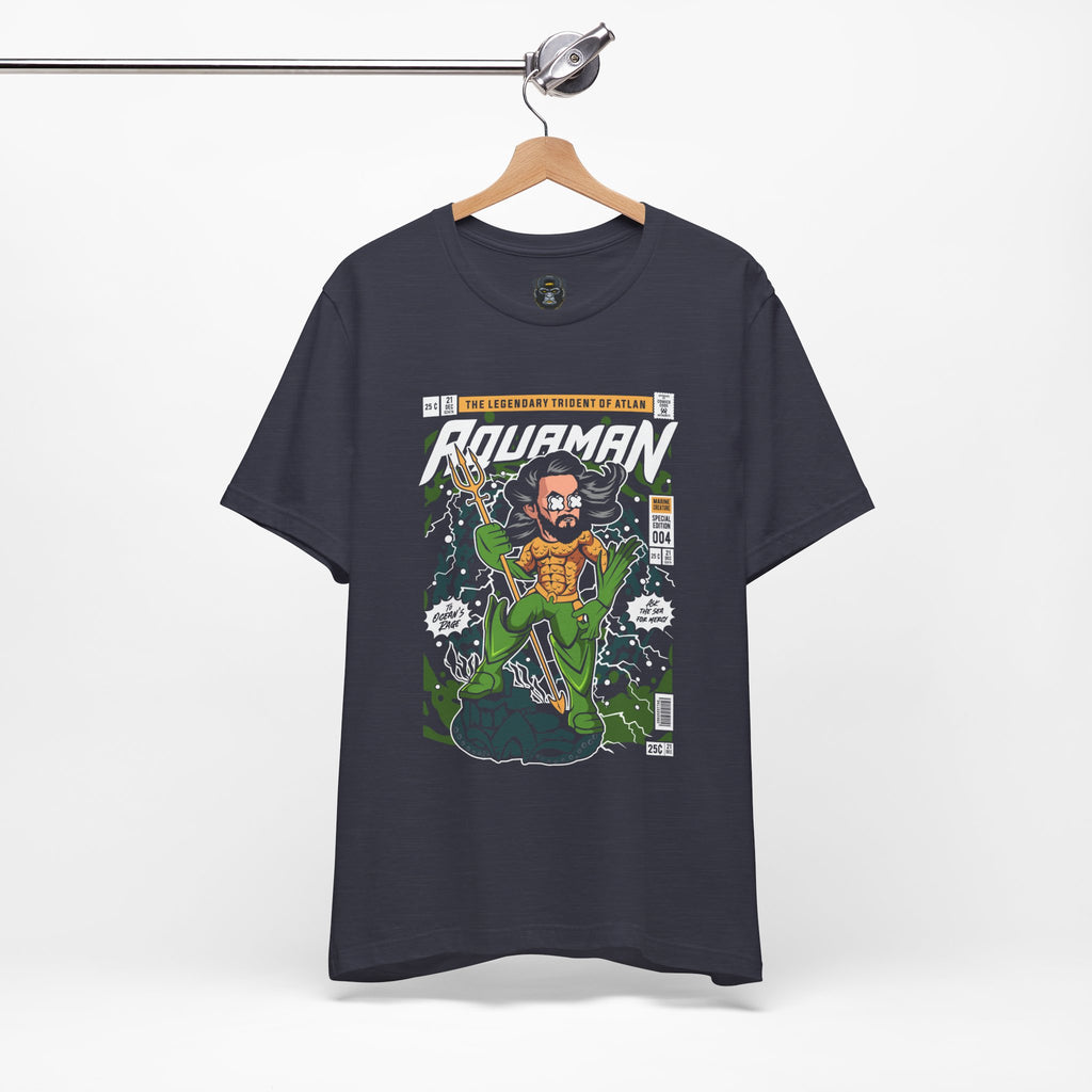 Heroic Aquaman Comic Tee, Unisex T-Shirt for Superhero Fans, Gift for Comic Book Lovers