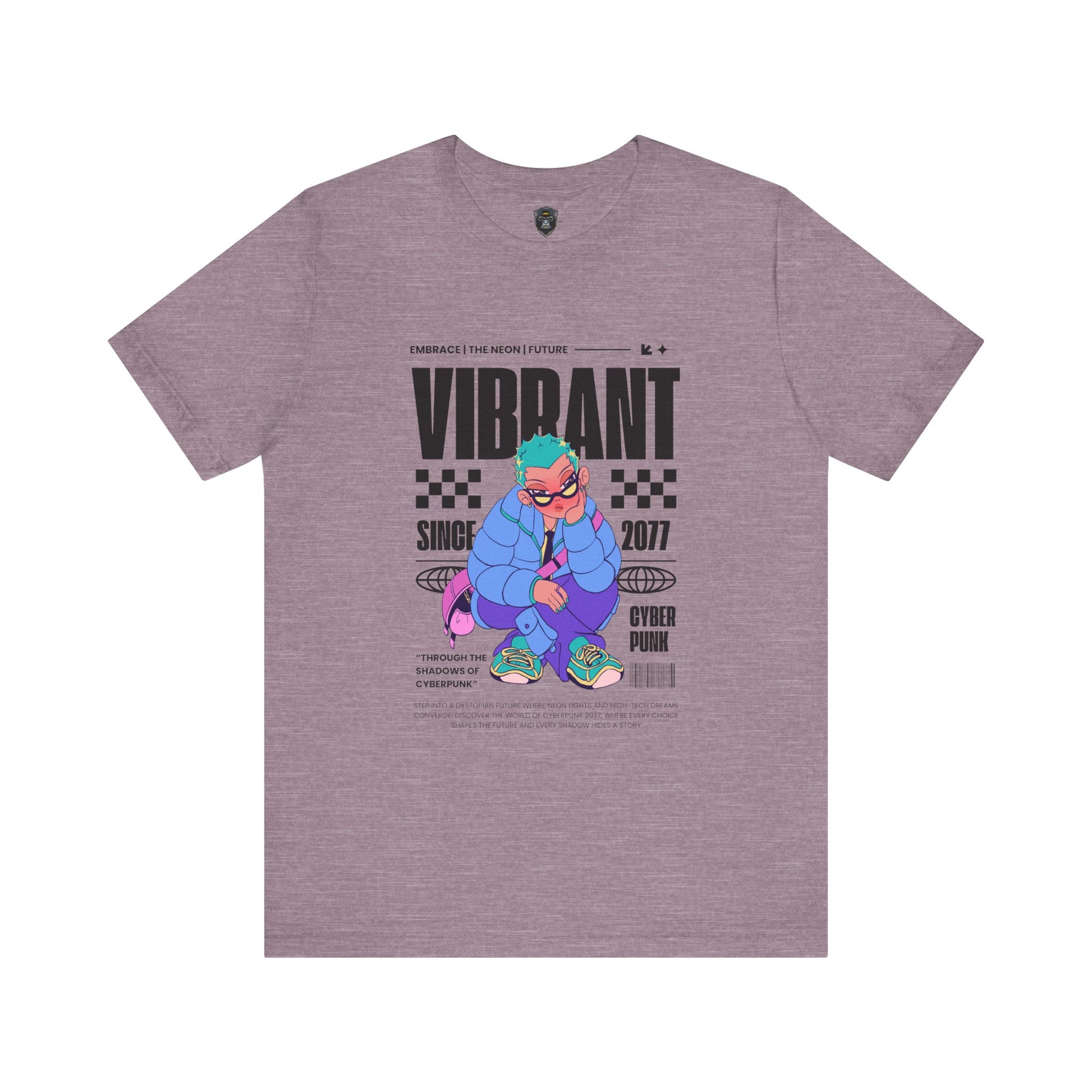 Vibrant Graphic Tee | Retro Style Unisex Jersey Shirt, Trendy T-Shirt, Streetwear