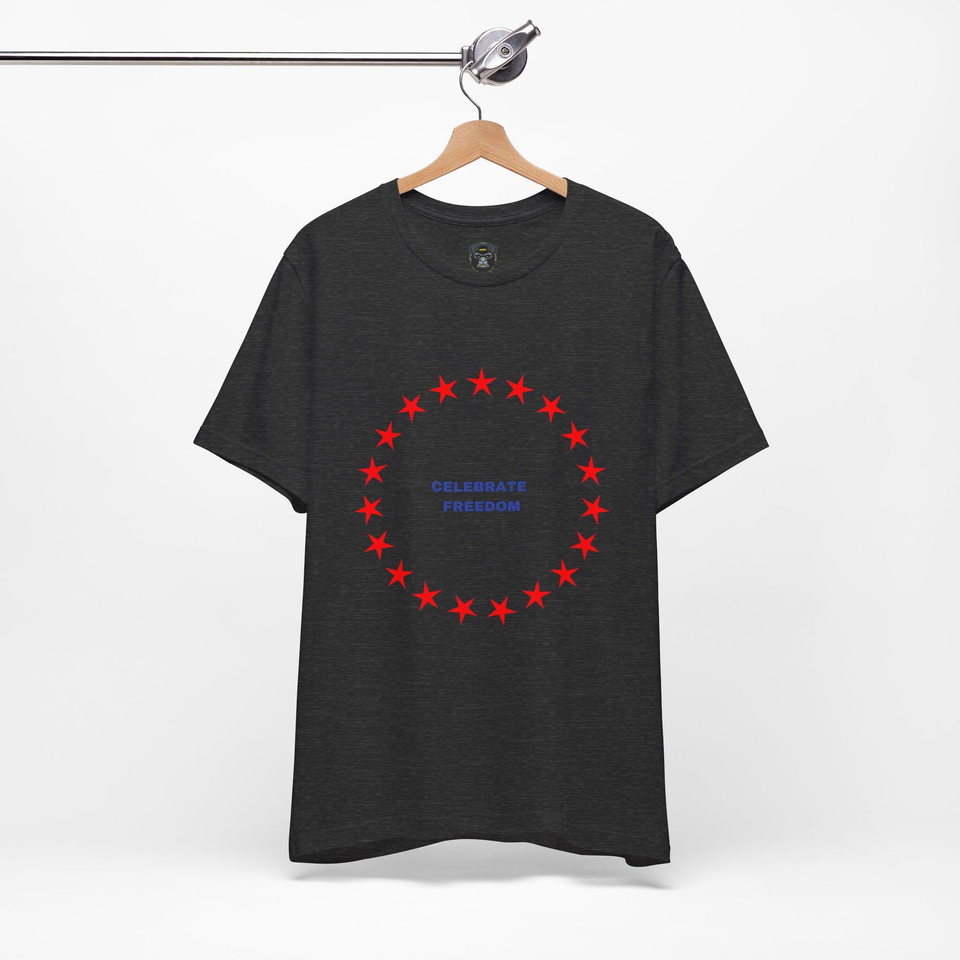 Celebrate Freedom Unisex Jersey Tee, Independence Day Shirt, Patriotic Apparel