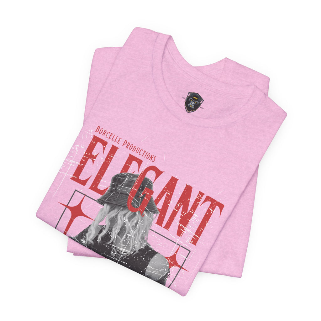 Elegant Jersey Tee, Graphic T-Shirt, Gift for Her, Trendy Apparel, Streetwear Style