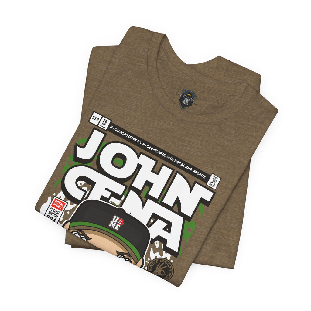 Playful John Cena Graphic Tee | Unisex Jersey Short Sleeve Shirt, Wrestling Fan Gift