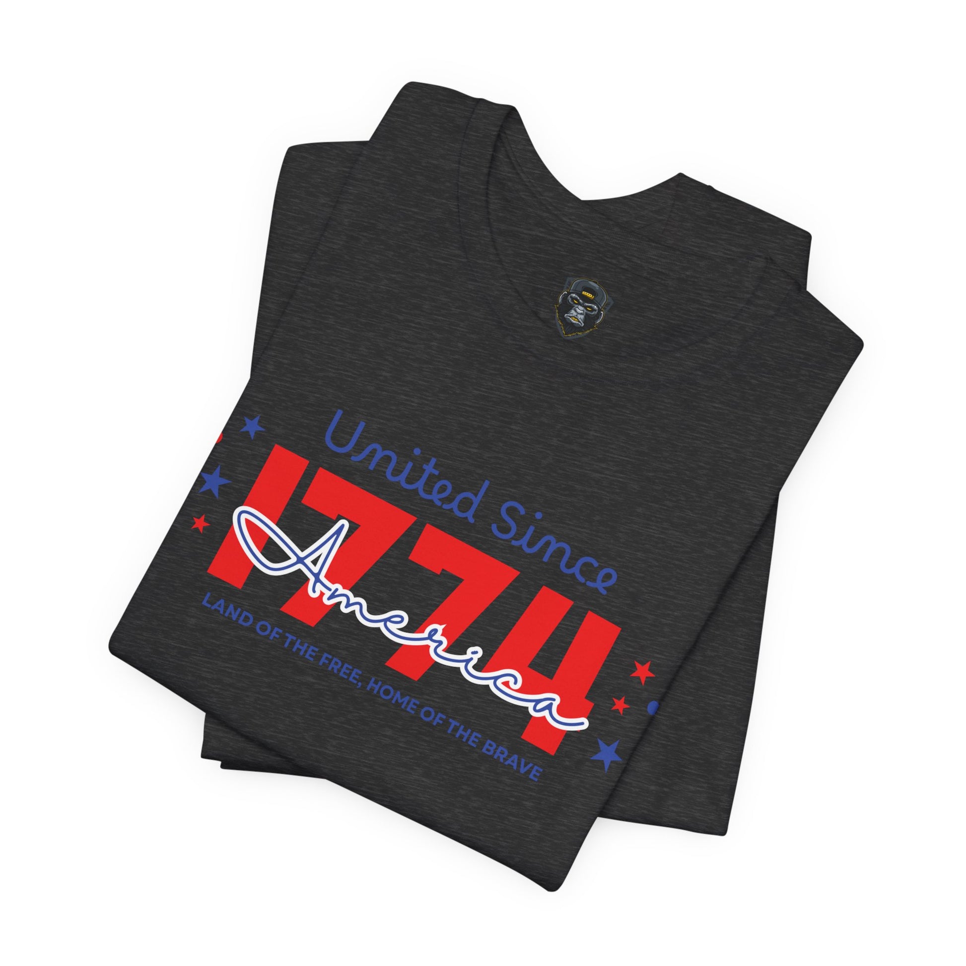 Patriotic Short, United Since 1776, USA Pride T-Shirt, Independence Day Gift