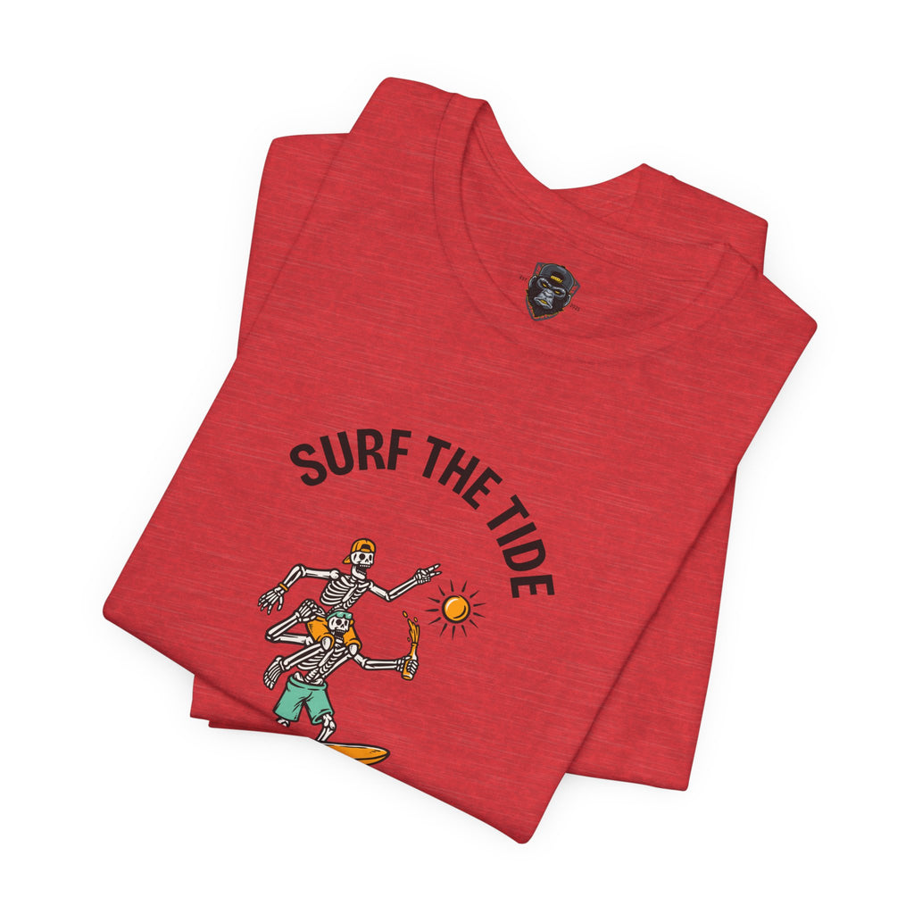 Surfing Vibes Tee - Jersey Short Sleeve Tee, Beach Lovers Gift, Summer Fashion