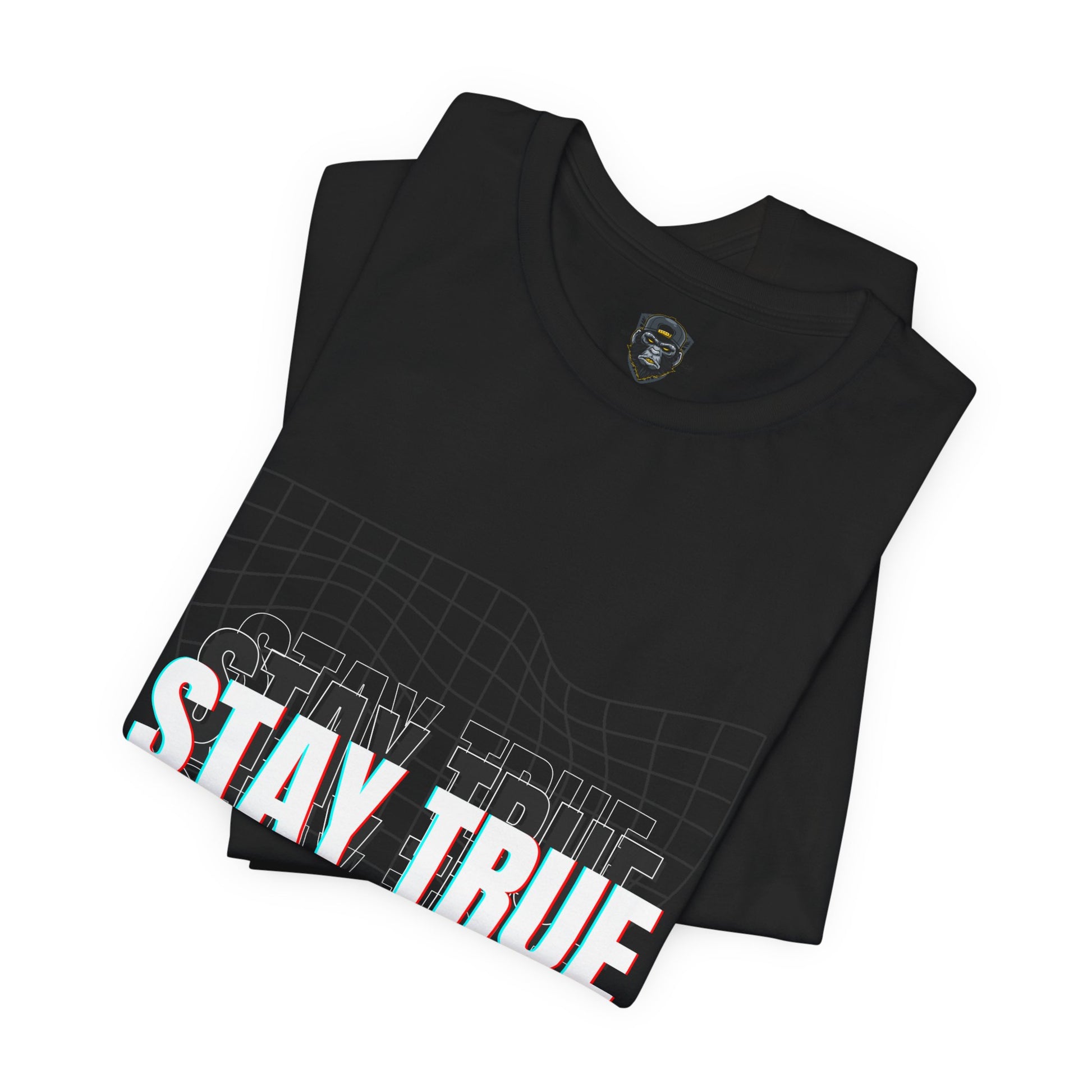 Stay True Jersey Tee, Motivational Graphic Shirt, Trendy Gift for Teens