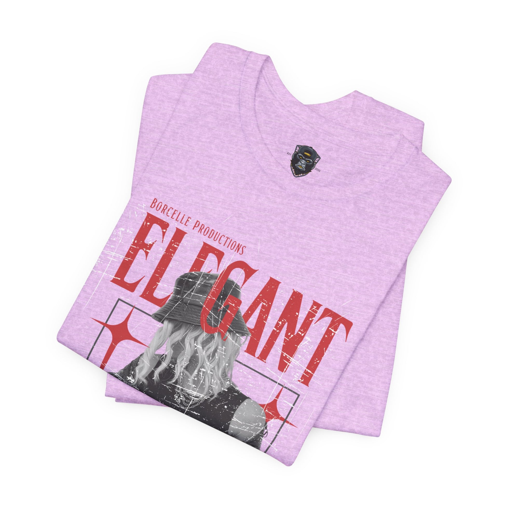 Elegant Jersey Tee, Graphic T-Shirt, Gift for Her, Trendy Apparel, Streetwear Style