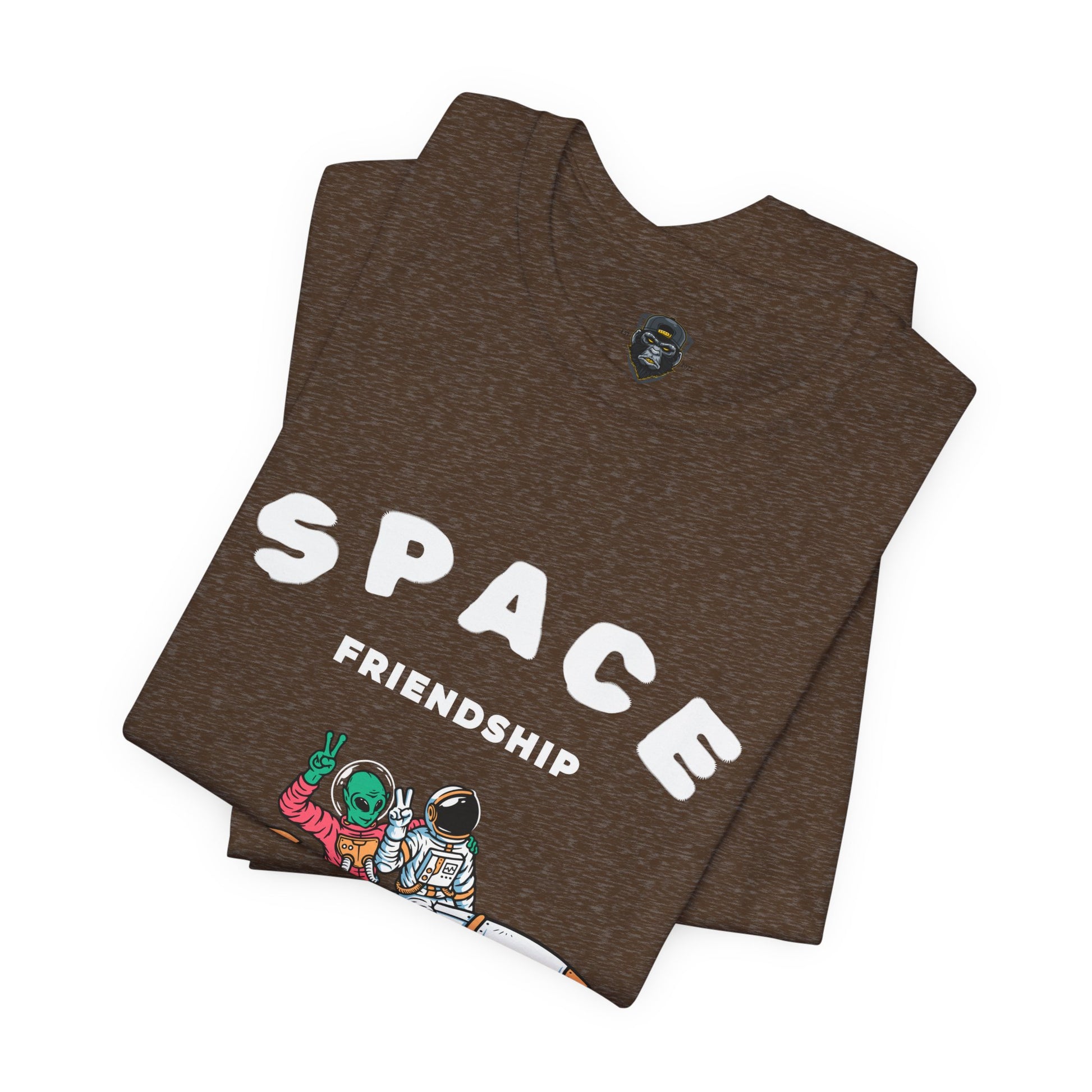 Cosmic Friendship Tee - Space Adventure T-Shirt, Graphic Shirt, Funny Gift for Friends