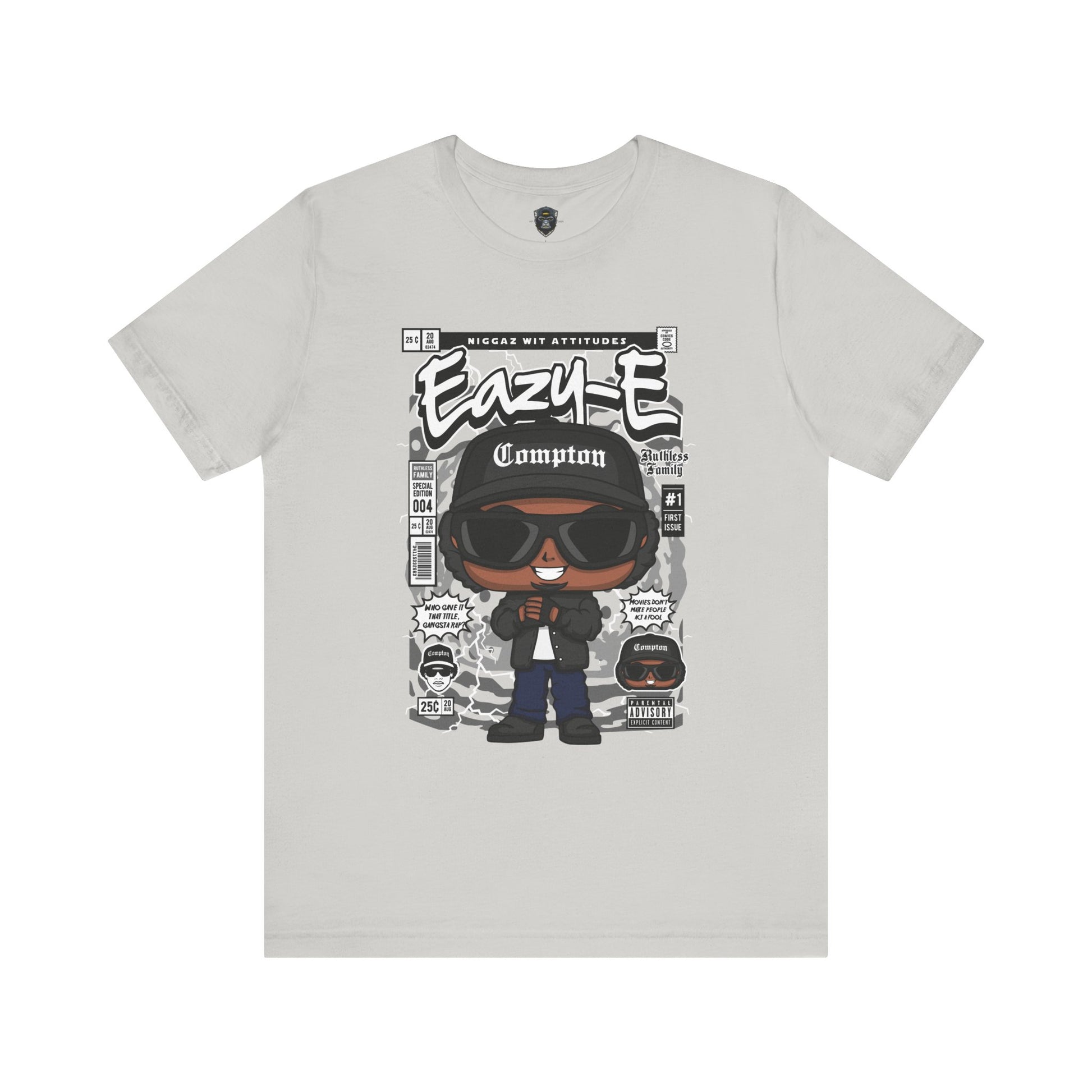 Eazy-E Pop Culture Tee - Unisex Jersey Shirt, Hip Hop Fan Gift, Vintage Music Apparel