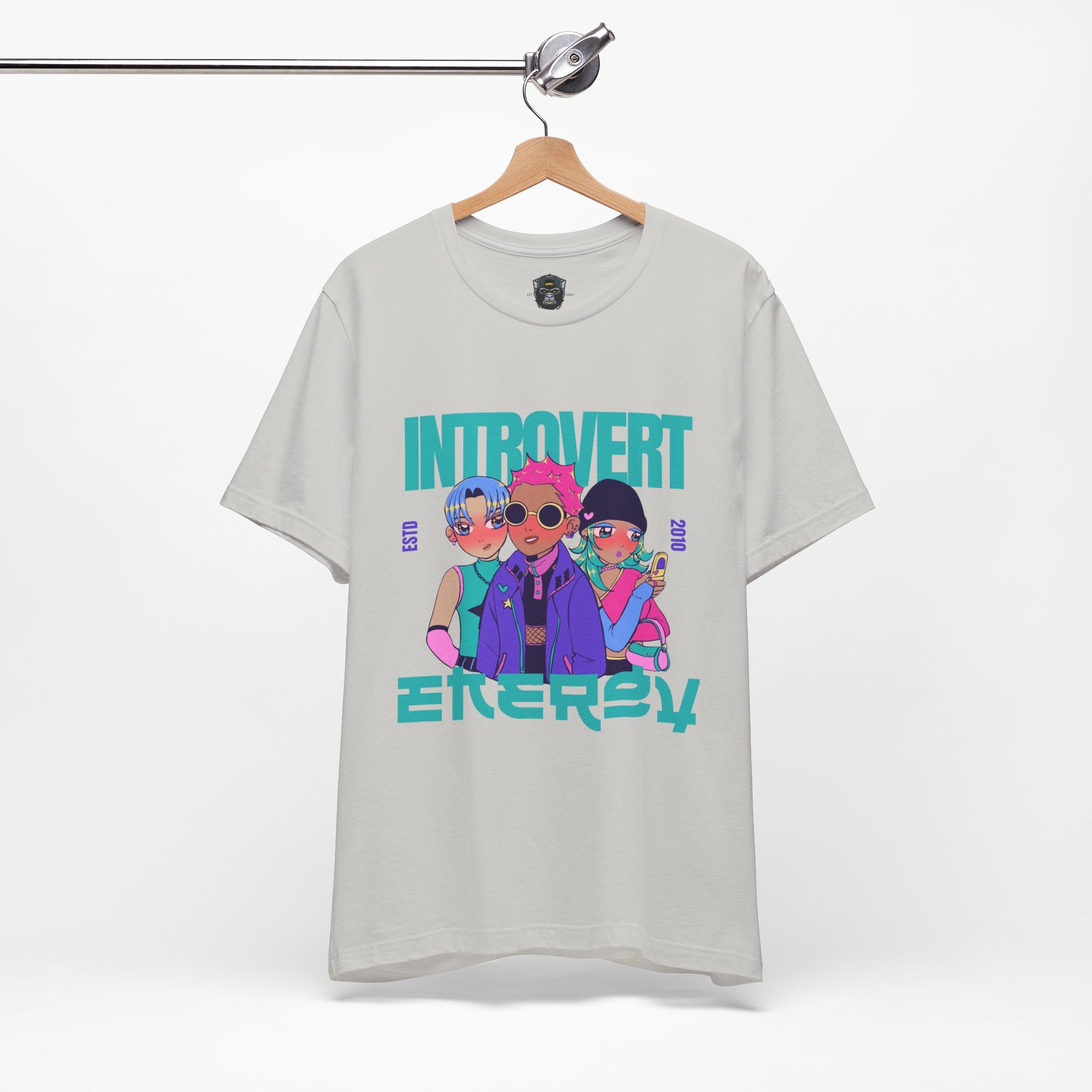 Introvert Energy Tee | Cute Graphic Tee, Introvert Shirt, Casual Wear, Gift for Friends
