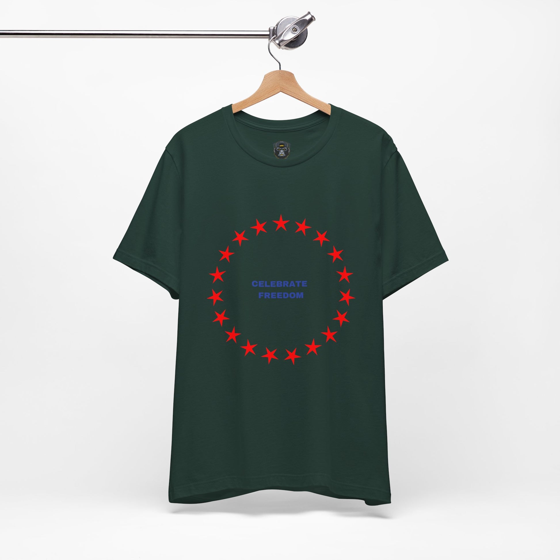 Celebrate Freedom Unisex Jersey Tee, Independence Day Shirt, Patriotic Apparel