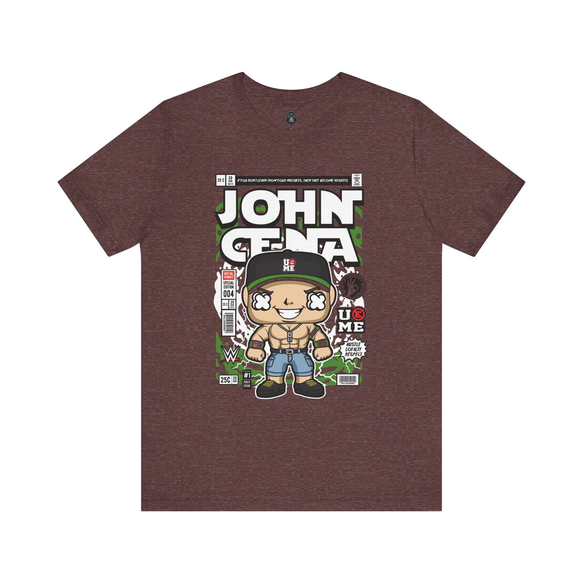 Playful John Cena Graphic Tee | Unisex Jersey Short Sleeve Shirt, Wrestling Fan Gift