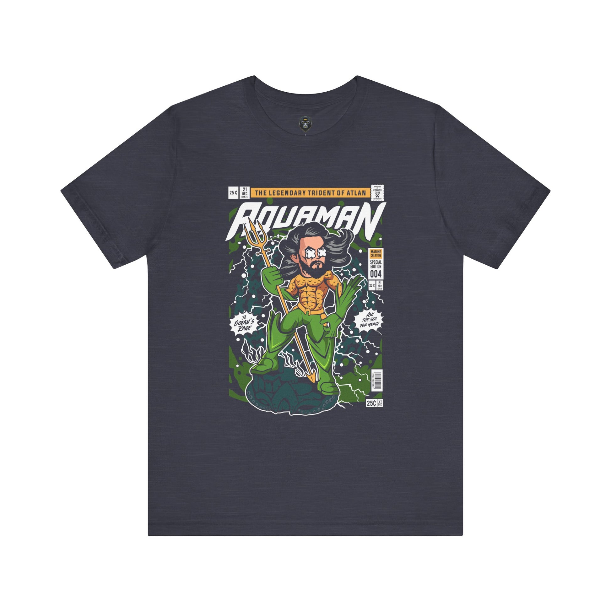 Heroic Aquaman Comic Tee, Unisex T-Shirt for Superhero Fans, Gift for Comic Book Lovers