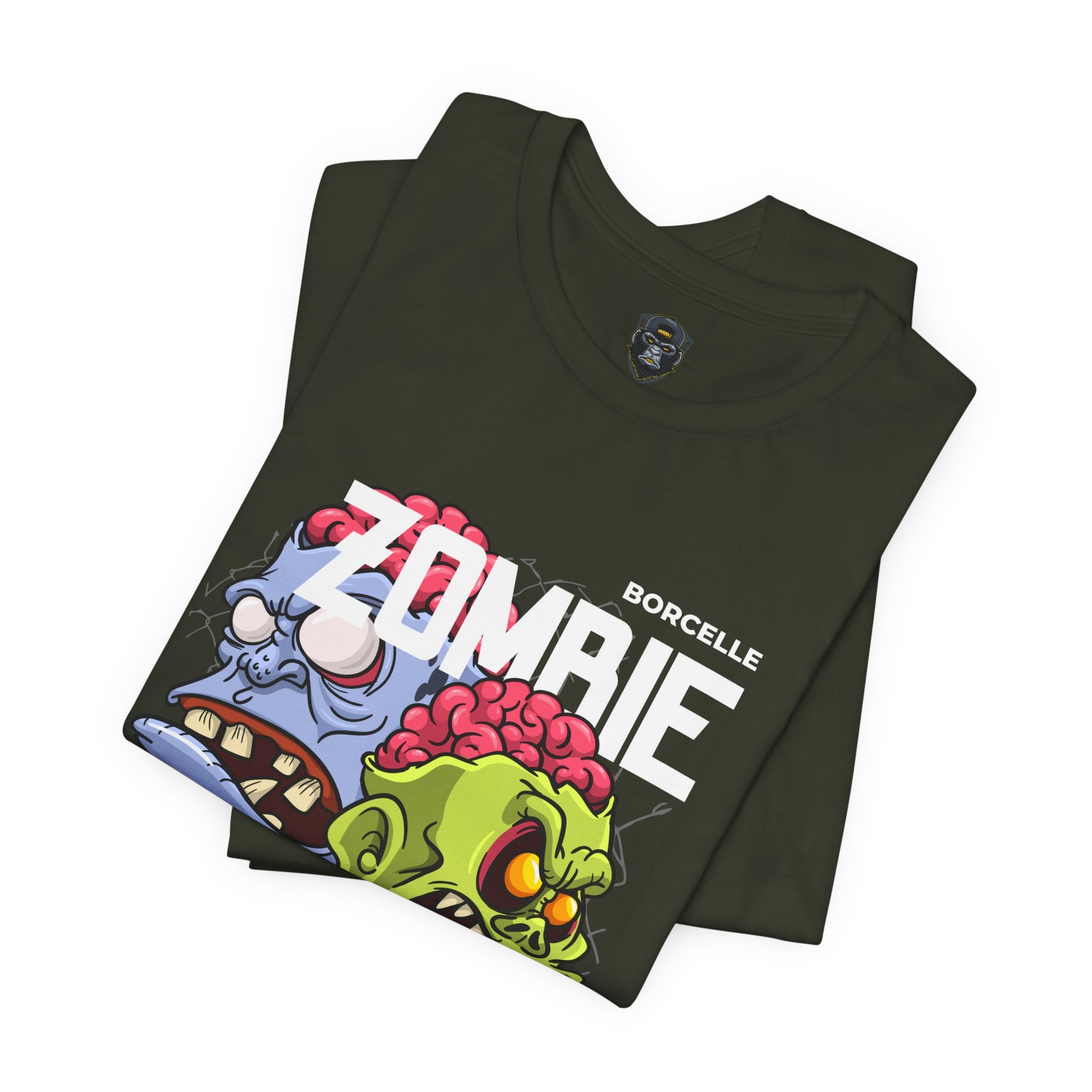 Zombie Head Graphic Tee, T-Shirt for Horror Fans, Fun Gift for Halloween