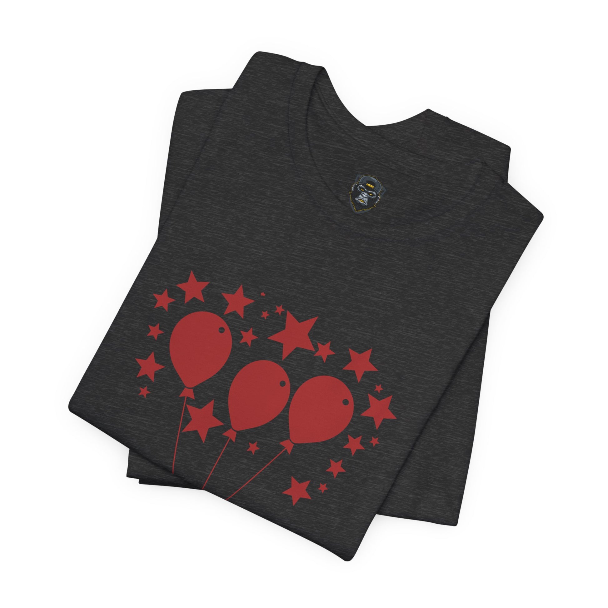 Celebrate Freedom Balloon Tee, Unisex Jersey Tee, July 4th Shirt, Party Wear