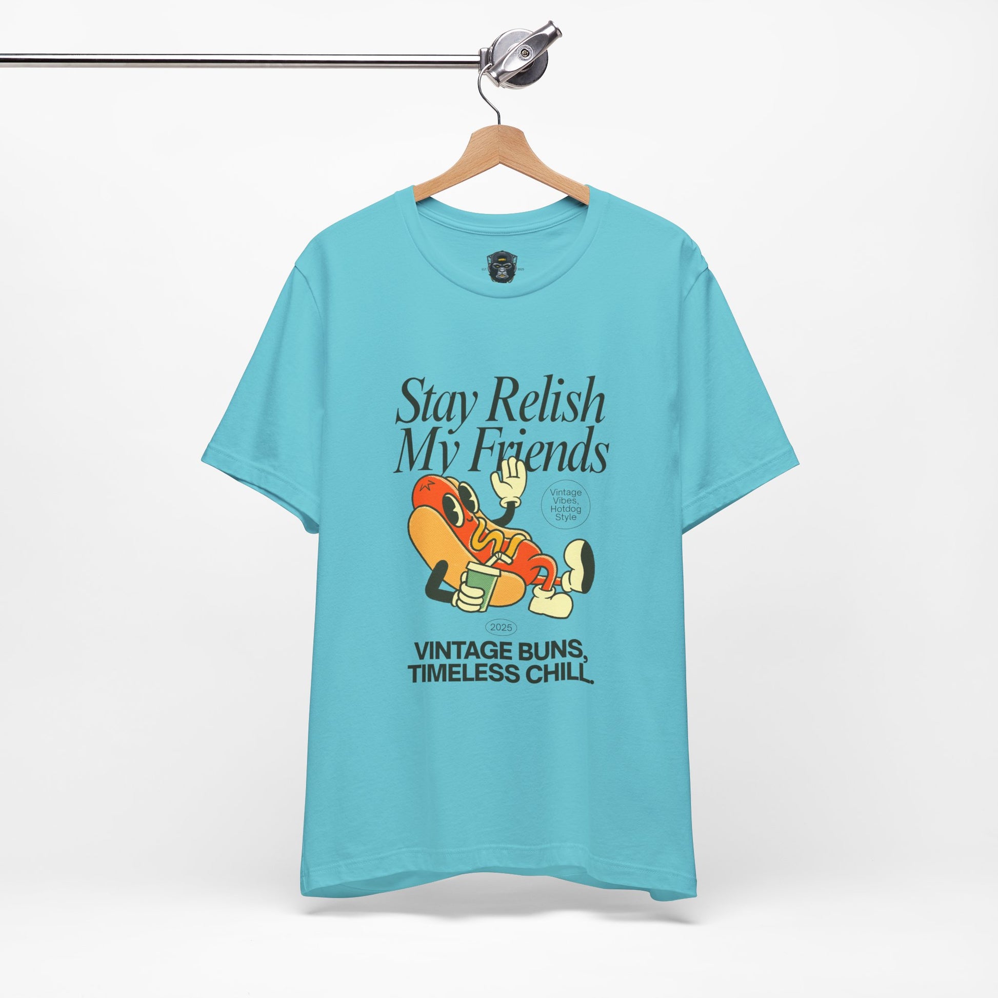 Stay Relish My Friends Tee - Fun Summer Style for Food Lovers, Casual Wear