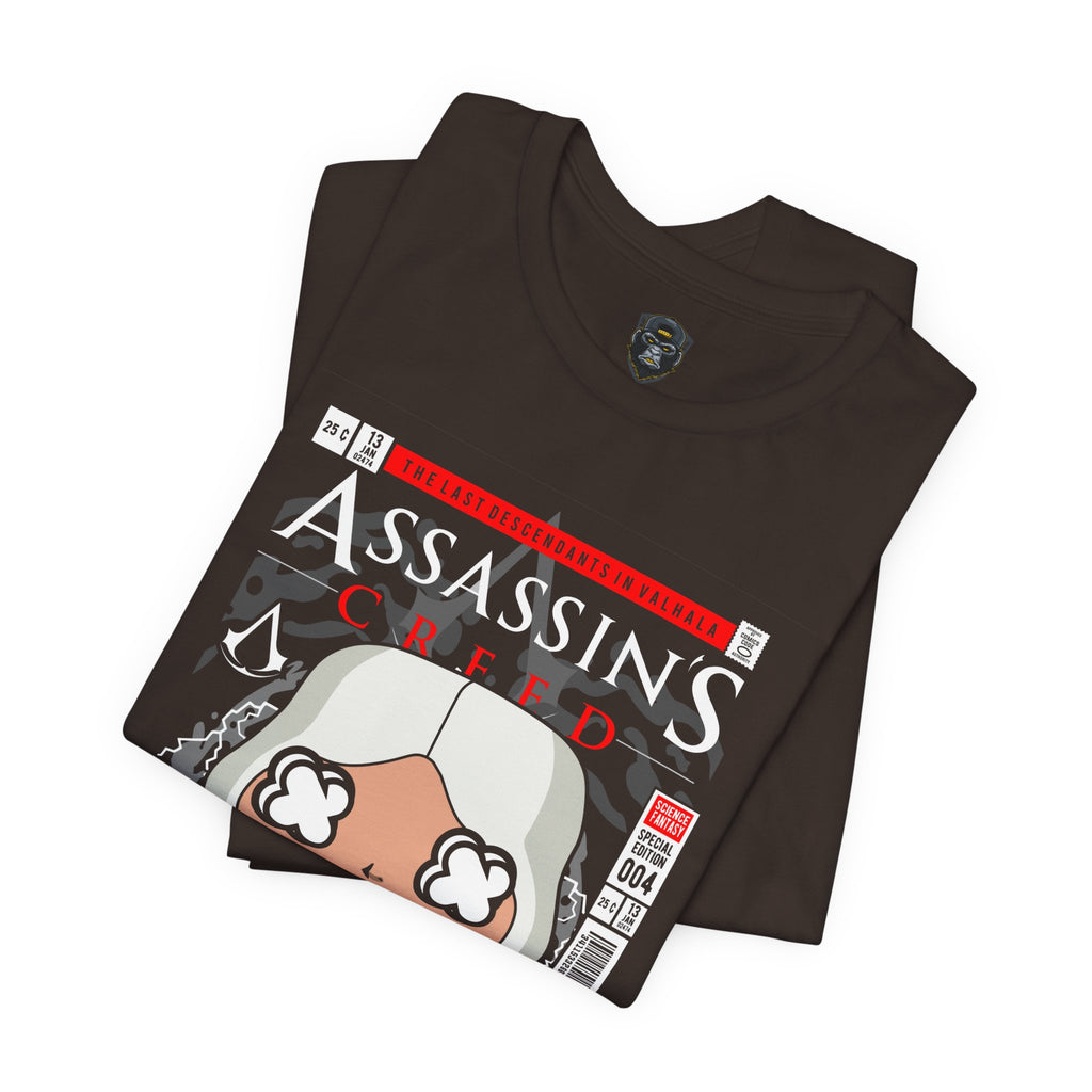 Assassin's Creed Comic Style Unisex Tee, Gamer T-Shirt, Video Game Apparel