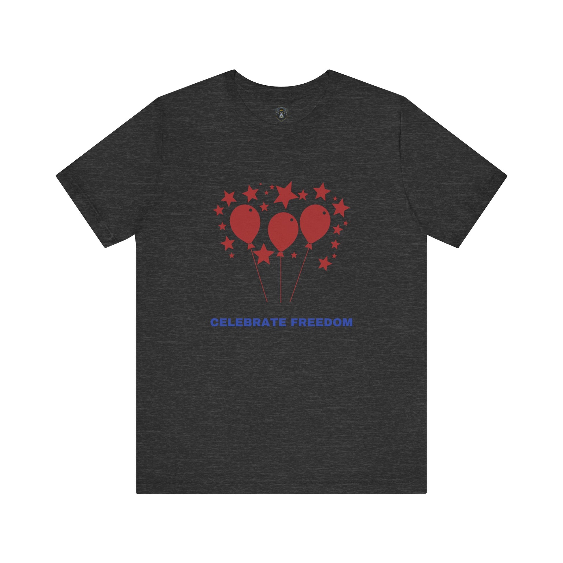 Celebrate Freedom Balloon Tee, Unisex Jersey Tee, July 4th Shirt, Party Wear