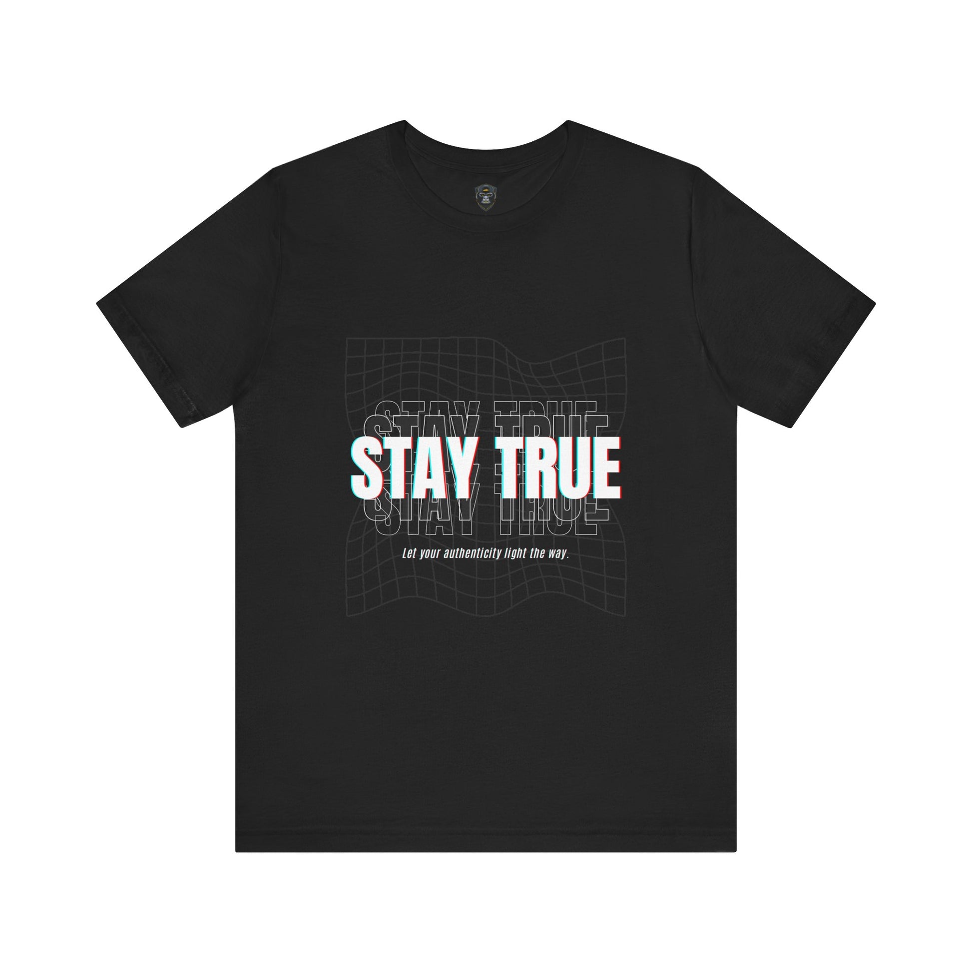 Stay True Jersey Tee, Motivational Graphic Shirt, Trendy Gift for Teens