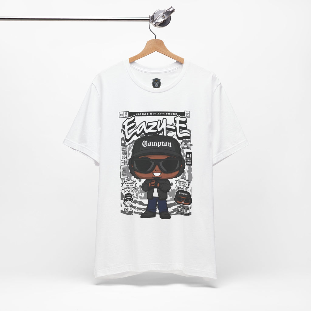 Eazy-E Pop Culture Tee - Unisex Jersey Shirt, Hip Hop Fan Gift, Vintage Music Apparel