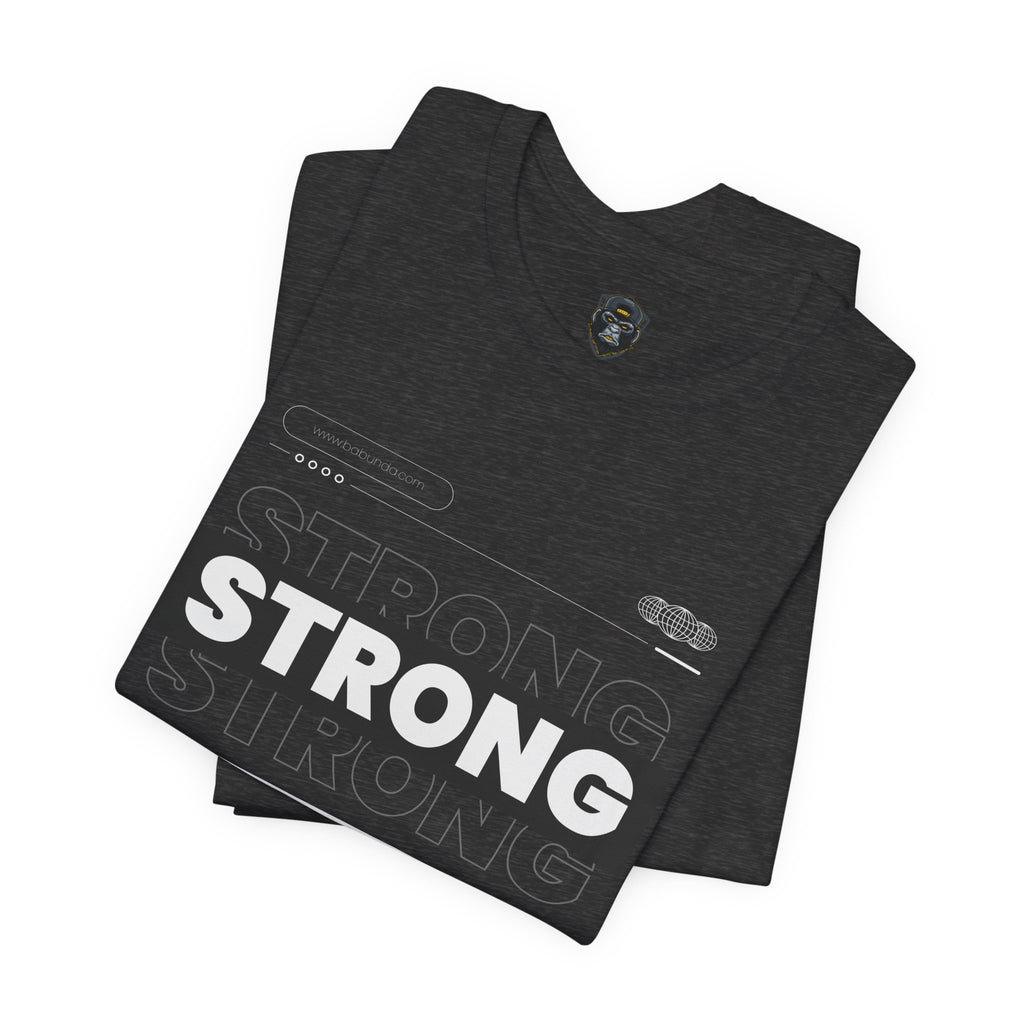 Stylish Motivational Tee for Fitness Lovers, Strong Message T-Shirt, Casual Wear