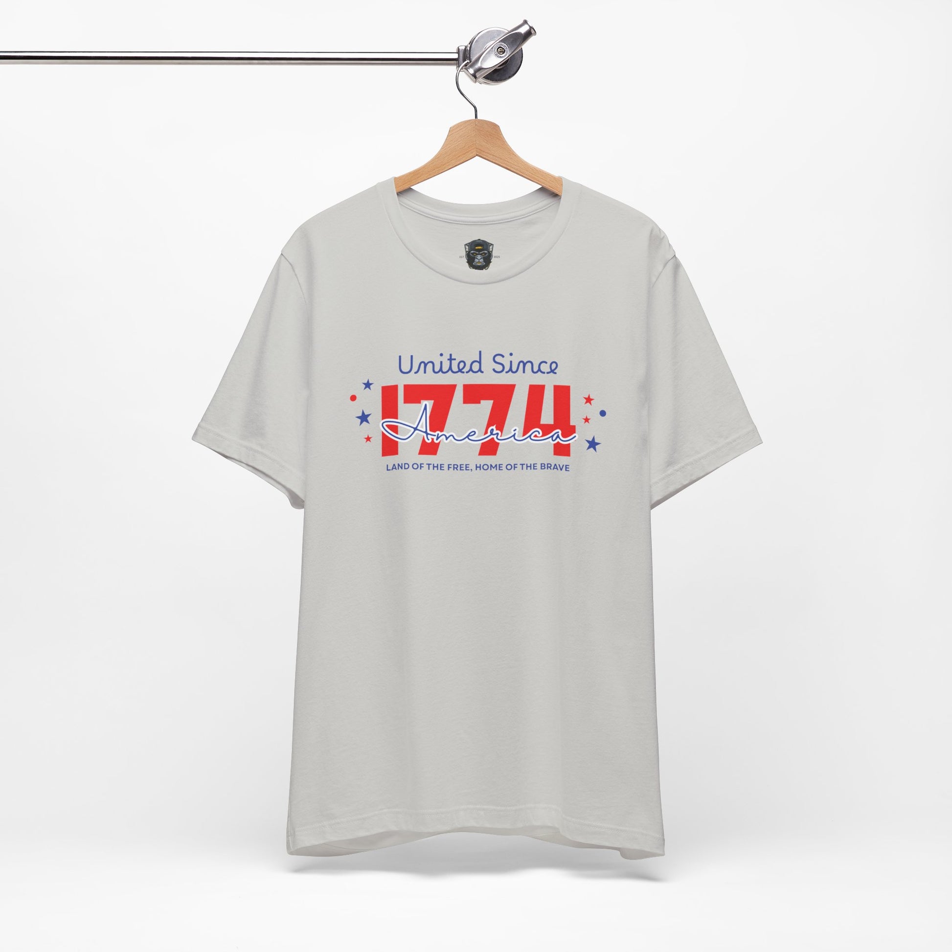 Patriotic Short, United Since 1776, USA Pride T-Shirt, Independence Day Gift
