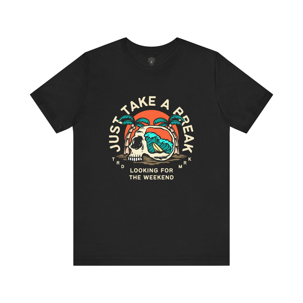 Beach Vibe Tee: 'Just Take a Peak' Graphic T-Shirt, Casual Wear, Summer Style