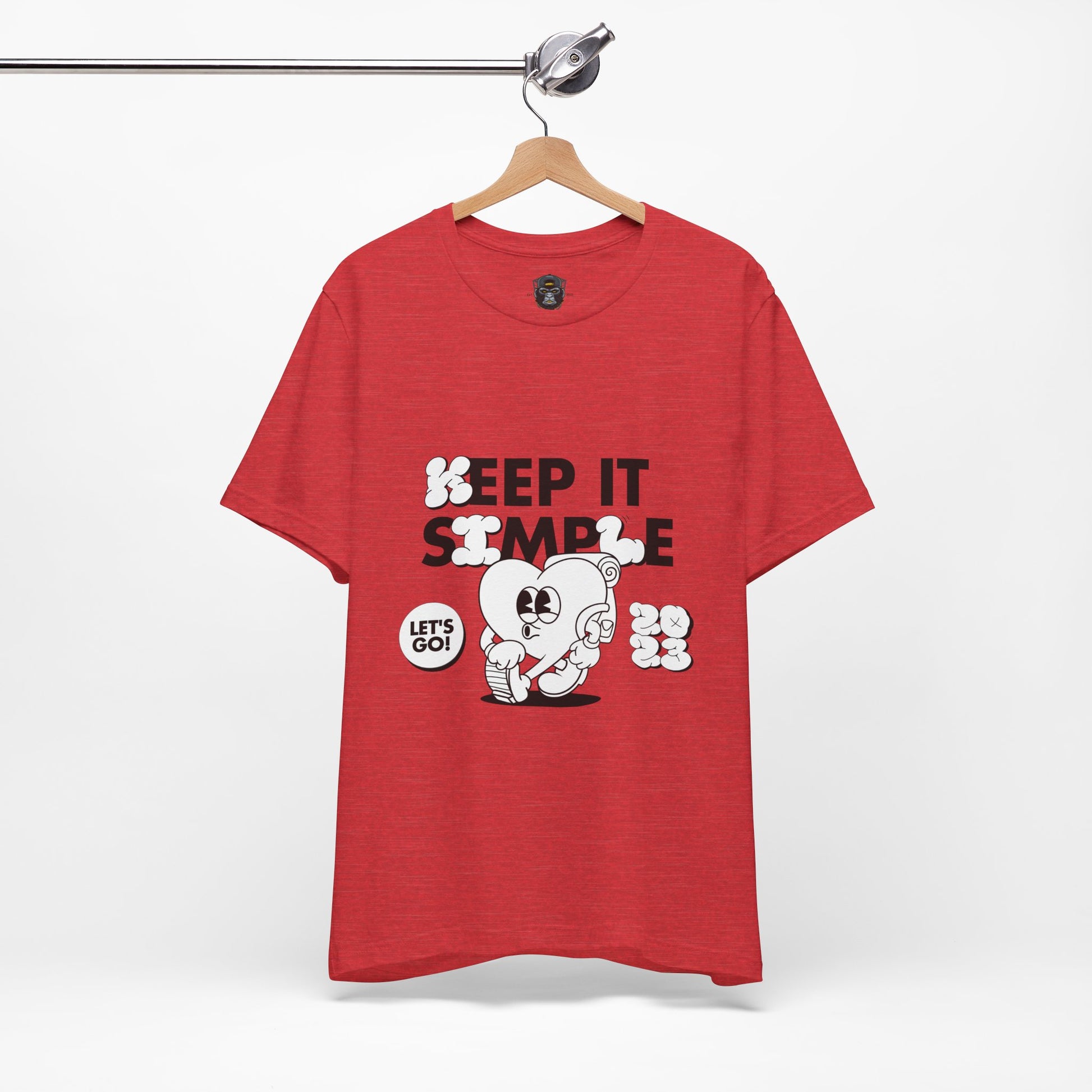 Jersey Tee with Motivational Quote, Casual Wear, Gift for Him and Her