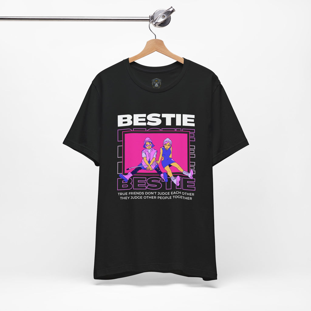 Bestie Short Sleeve Tee - Fun Friendship Shirt, Gifts for Friends