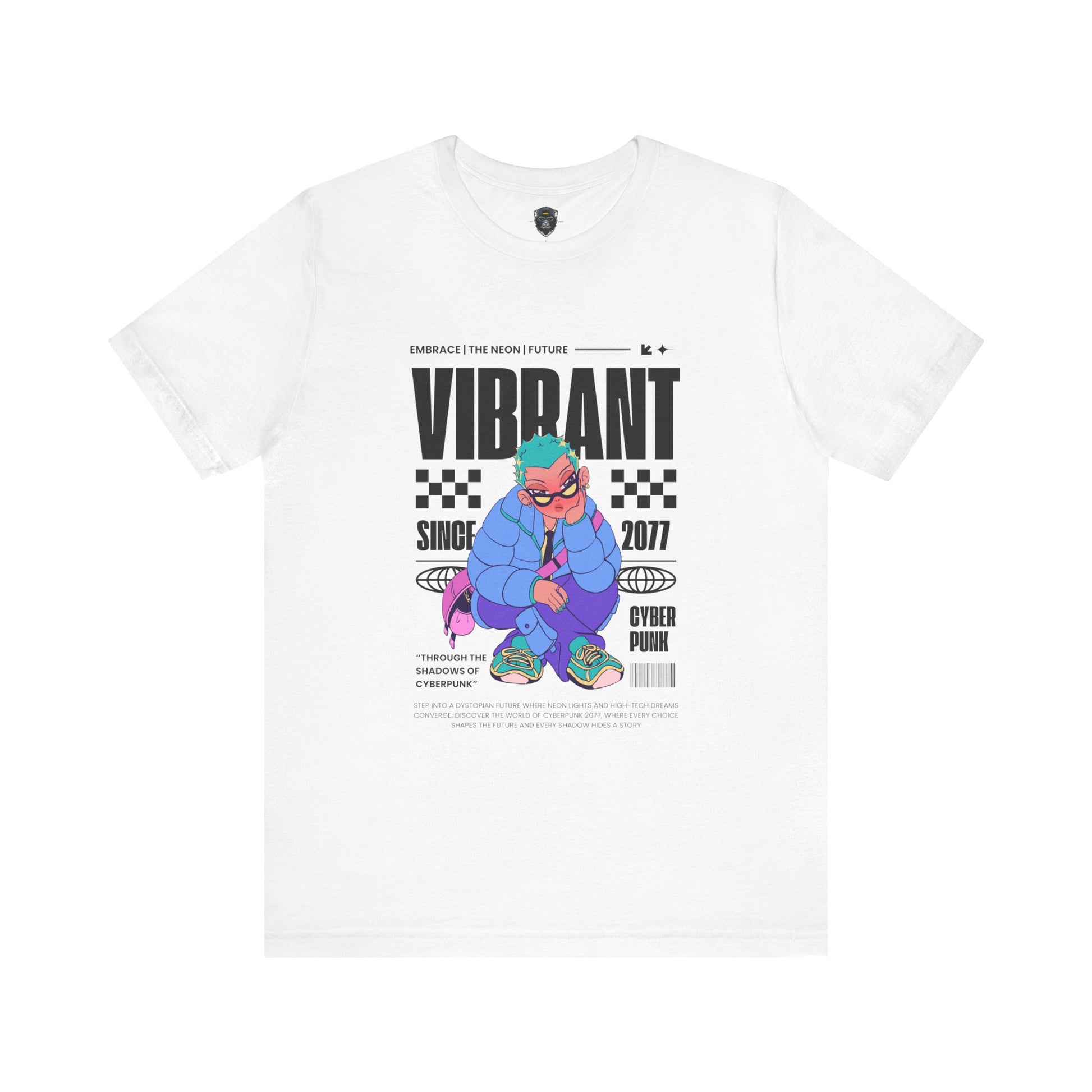 Vibrant Graphic Tee | Retro Style Unisex Jersey Shirt, Trendy T-Shirt, Streetwear