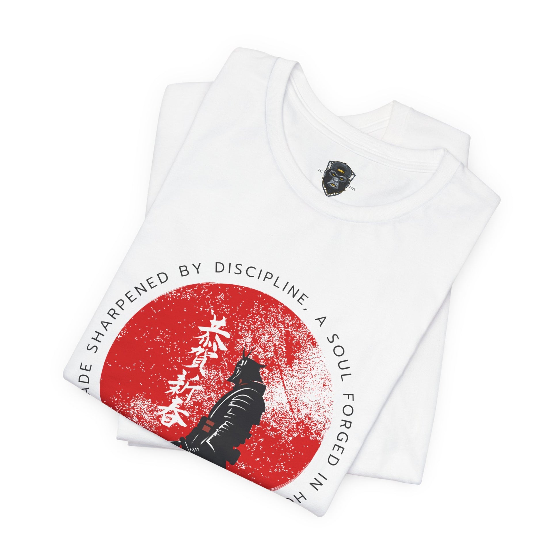 Samurai Spirit Tee | Japanese Warrior Graphic Shirt, Casual Wear