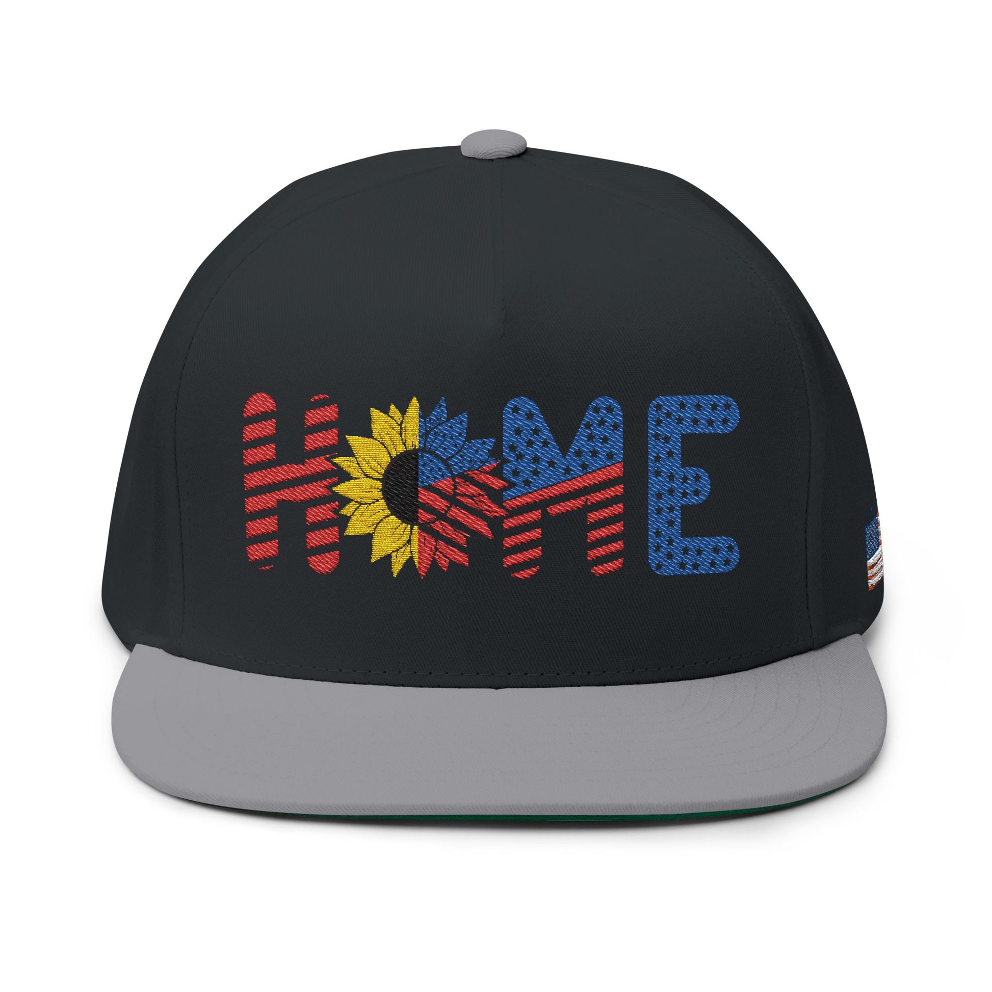 Embroidered Flat Bill Cap - 'HOME' Design, Adjustable Snapback, Perfect for Casual Outings, Road Trips, Sun Protection, Gift for [...]