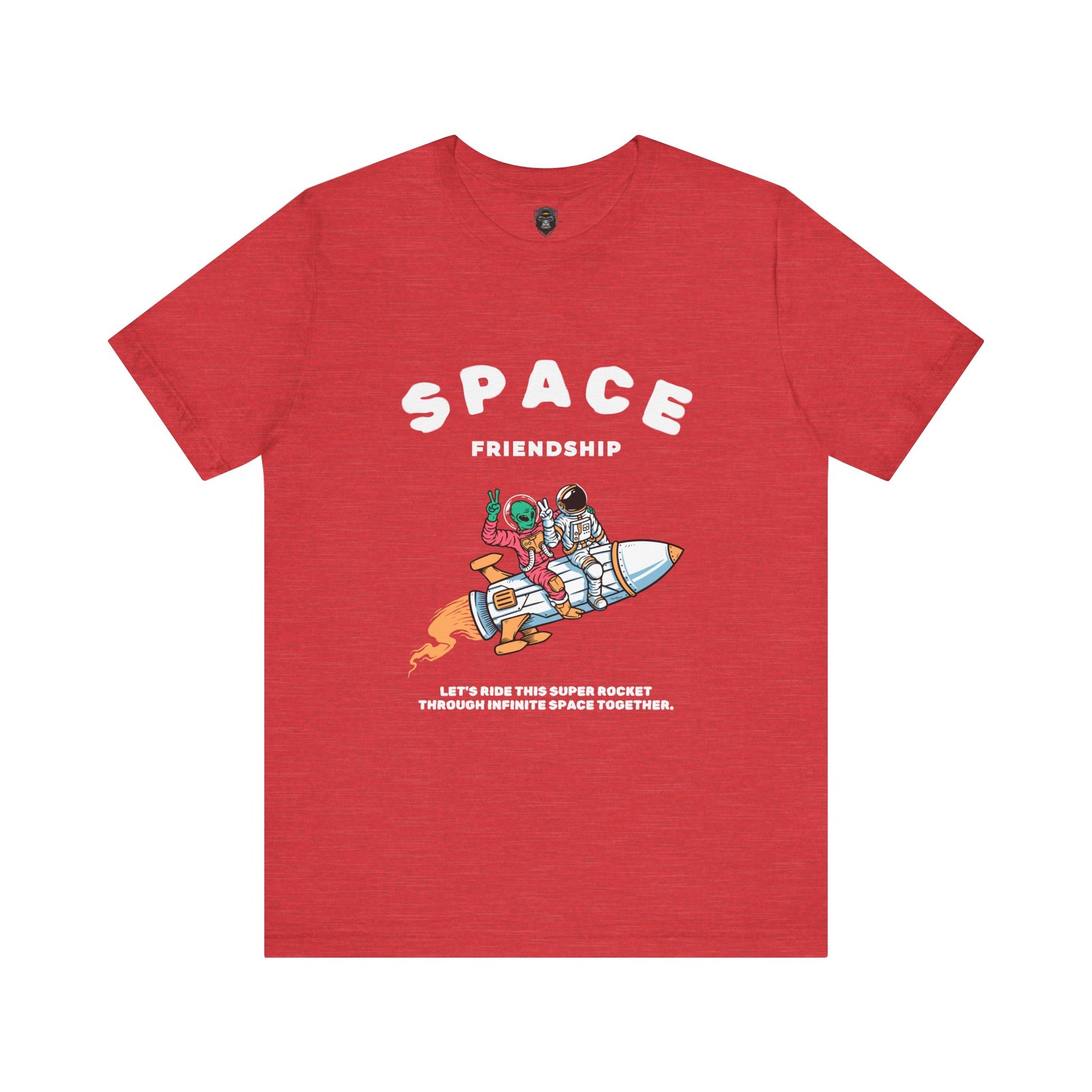 Cosmic Friendship Tee - Space Adventure T-Shirt, Graphic Shirt, Funny Gift for Friends