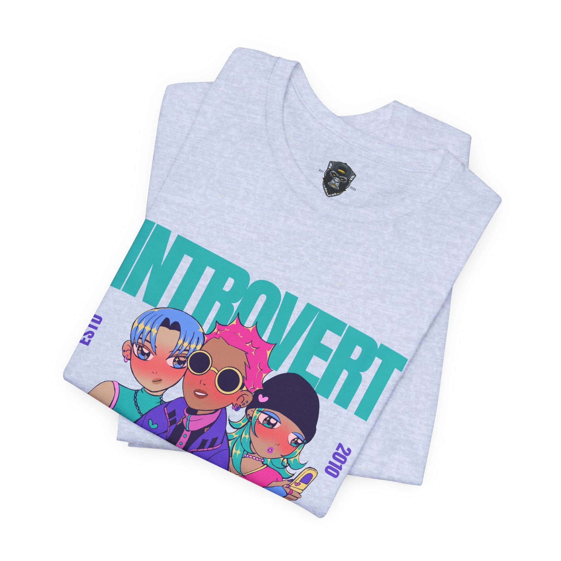 Introvert Energy Tee | Cute Graphic Tee, Introvert Shirt, Casual Wear, Gift for Friends