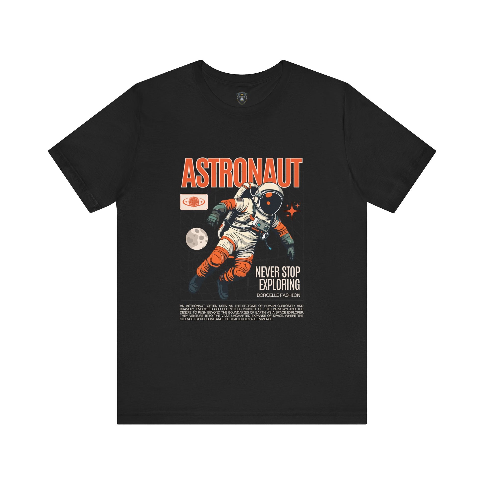 Astronaut Exploration Tee, Space Graphic Shirt, Adventure Gift, Sci-Fi Fan Apparel