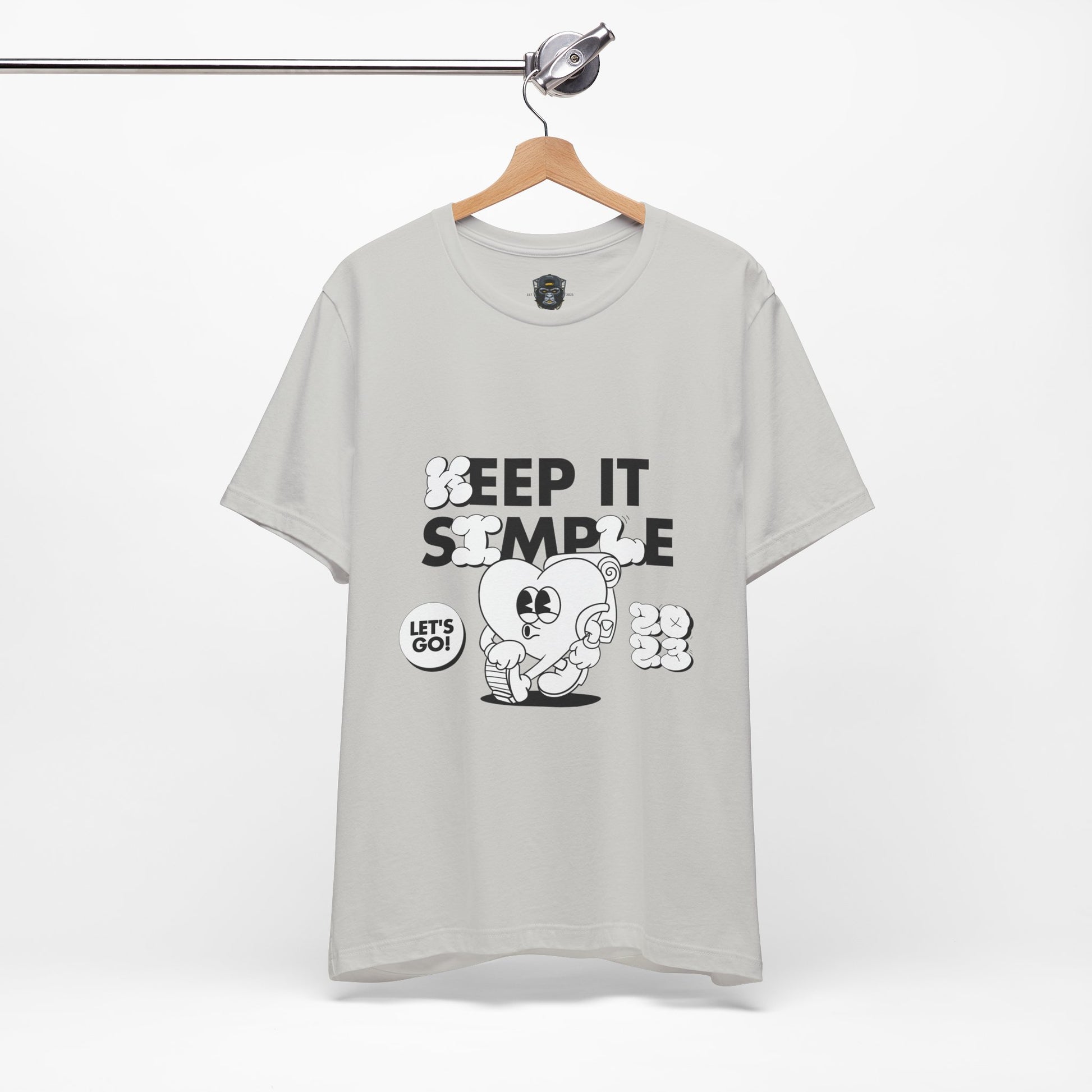 Jersey Tee with Motivational Quote, Casual Wear, Gift for Him and Her