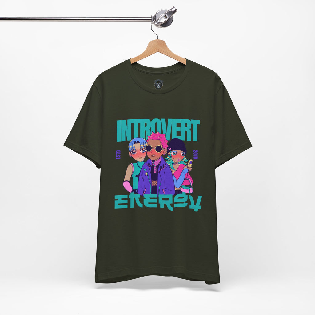 Introvert Energy Tee | Cute Graphic Tee, Introvert Shirt, Casual Wear, Gift for Friends