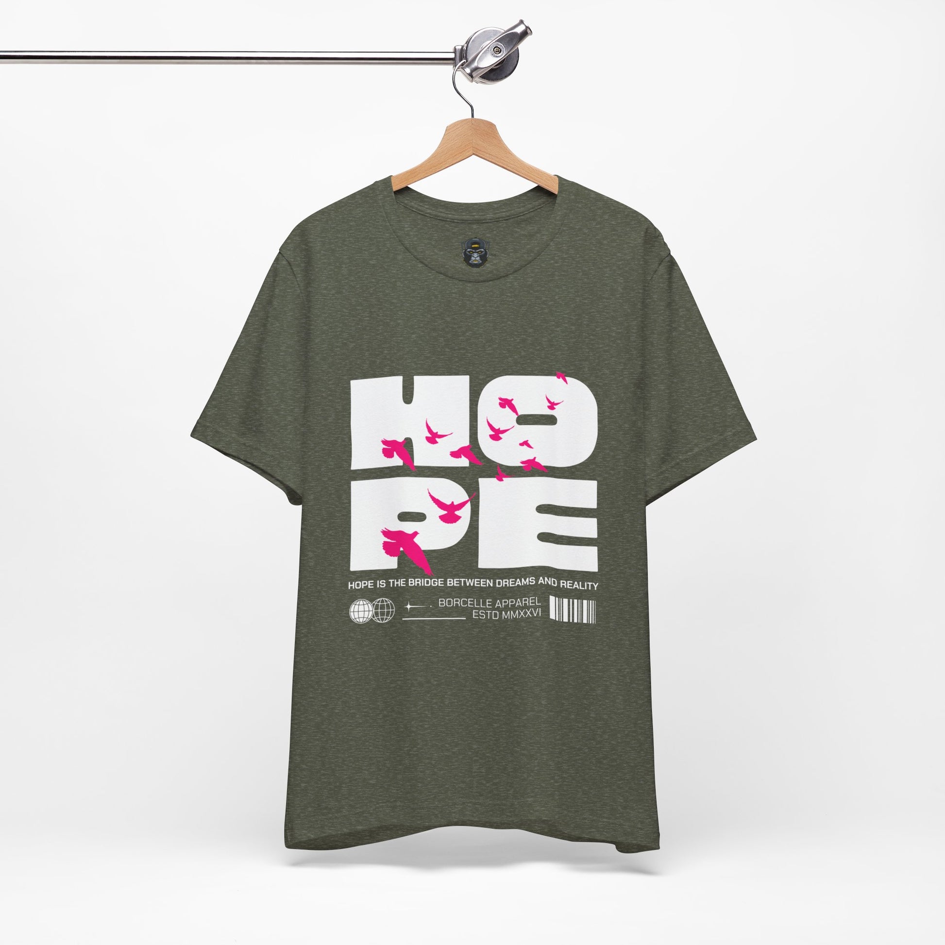 Hope Jersey Tee - Inspirational Gift for Dreamers, Motivational Apparel